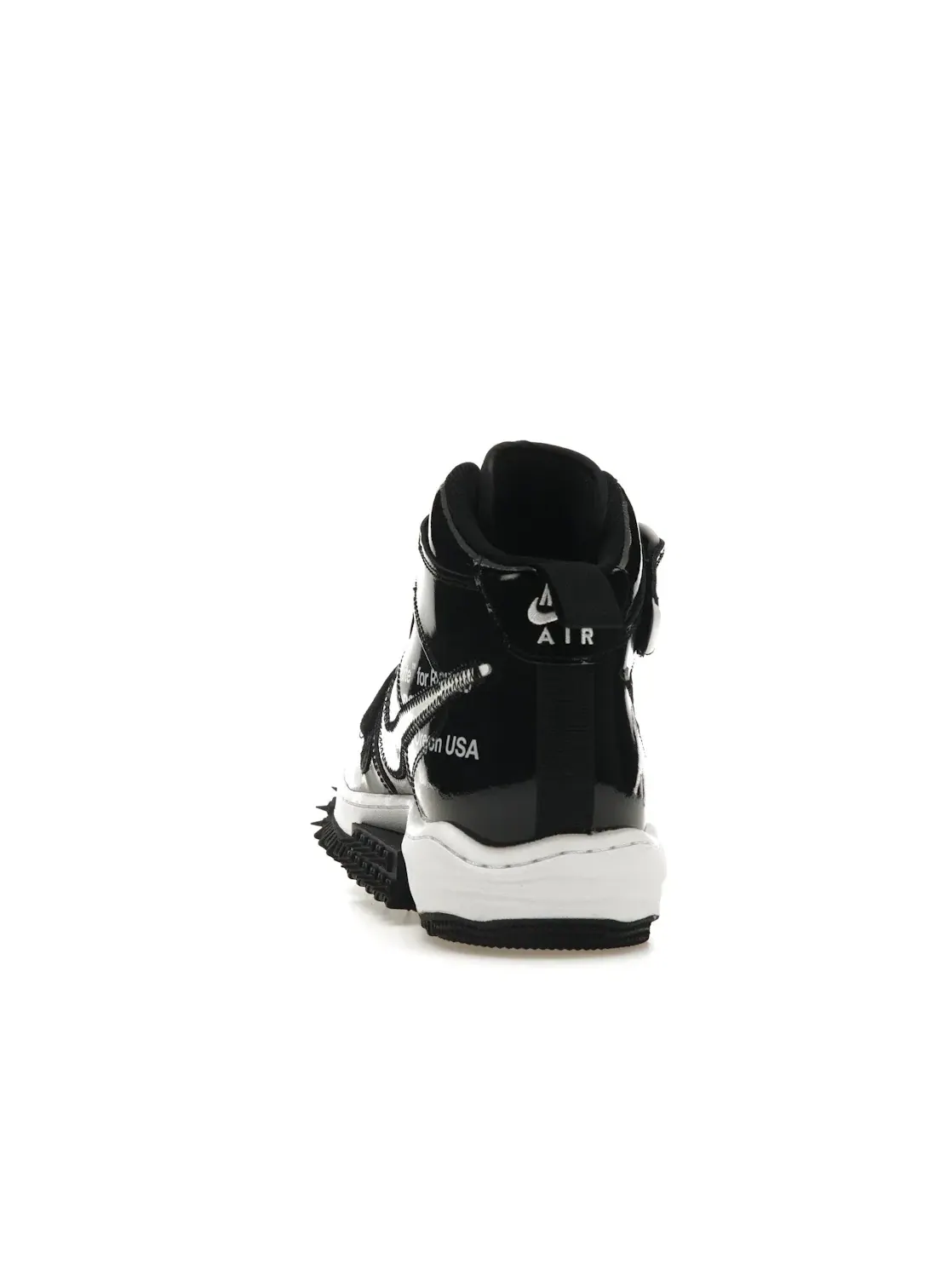 Мужские кроссовки с принтом Nike Air Force 1 Mid SP Off-White Sheed Nike — изображение 4 из 4, черный/белый-белый