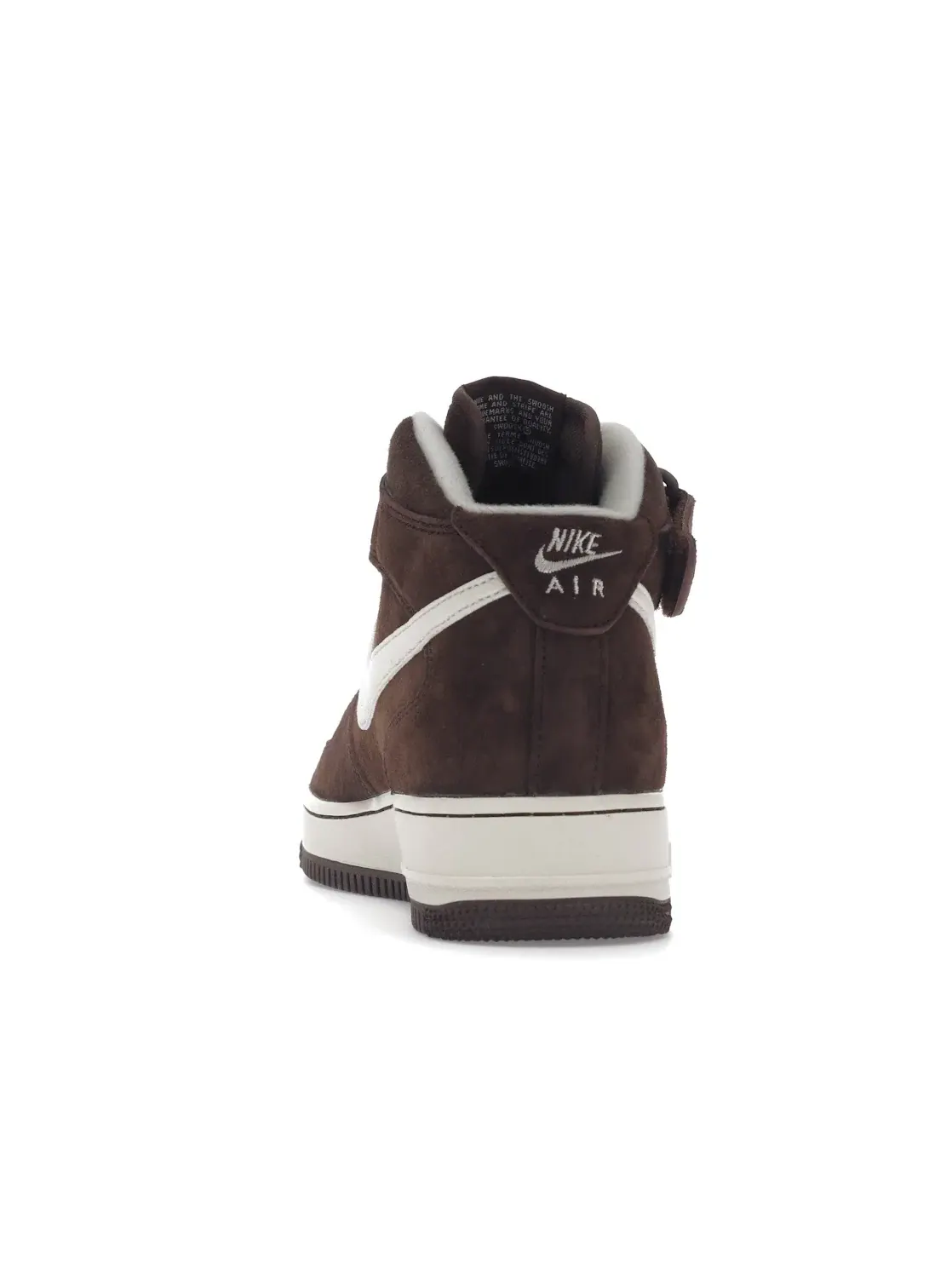Мужские кроссовки с велюровой отделкой Nike Air Force 1 Mid QS — изображение 4 из 4, кремовый