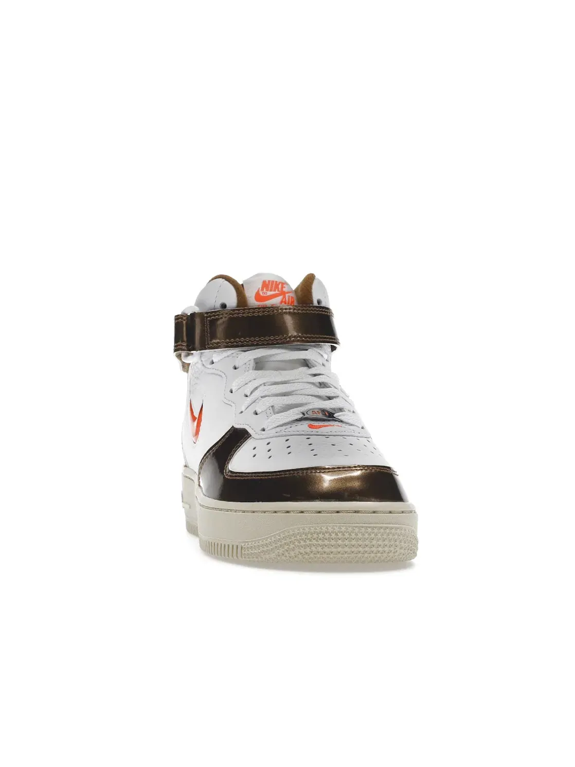 Мужские кроссовки с ретро-дизайном Nike Air Force 1 Mid QS Jewel Ale Brown Nike — изображение 2 из 4