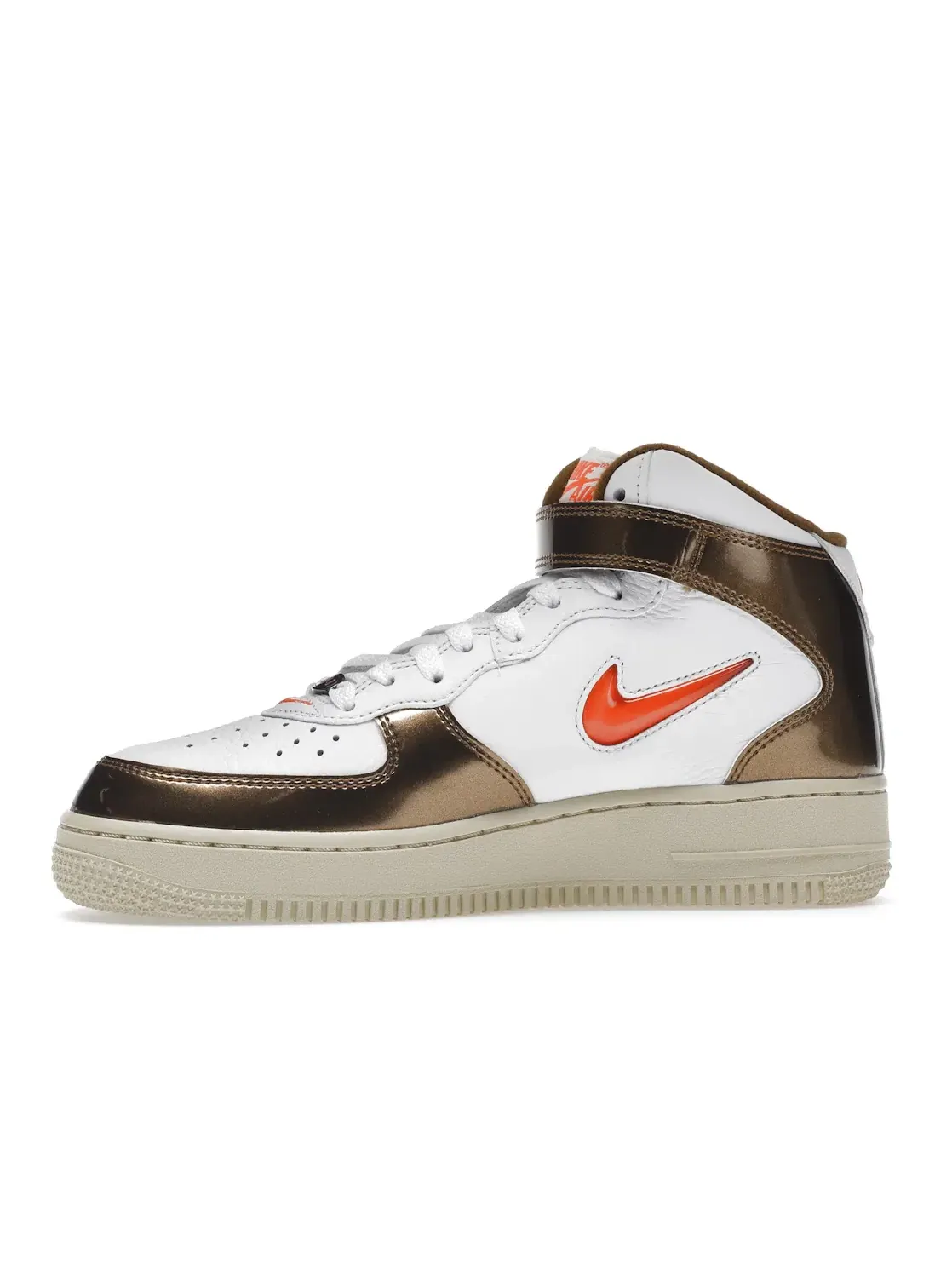 Мужские кроссовки с ретро-дизайном Nike Air Force 1 Mid QS Jewel Ale Brown Nike — изображение 3 из 4