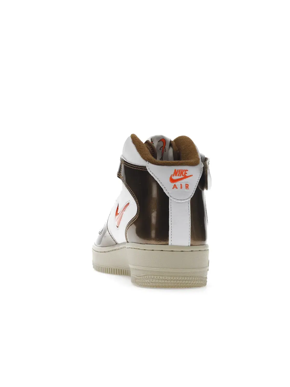 Мужские кроссовки с ретро-дизайном Nike Air Force 1 Mid QS Jewel Ale Brown Nike — изображение 4 из 4