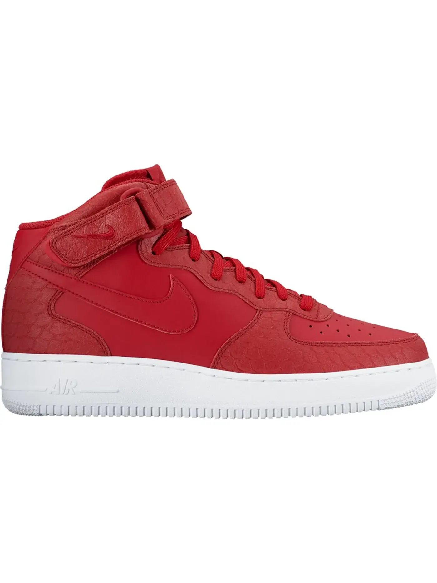 Мужские кроссовки с принтом Python Nike Air Force 1 Mid — изображение 1 из 1, красный белый