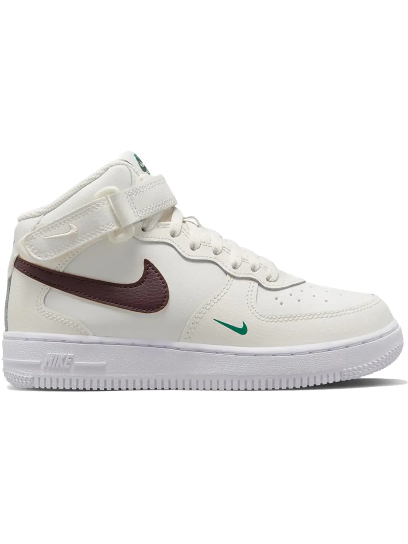 Детские кроссовки Lifestyle Nike Air Force 1 Mid SE — изображение 1 из 1, белый/коричневый