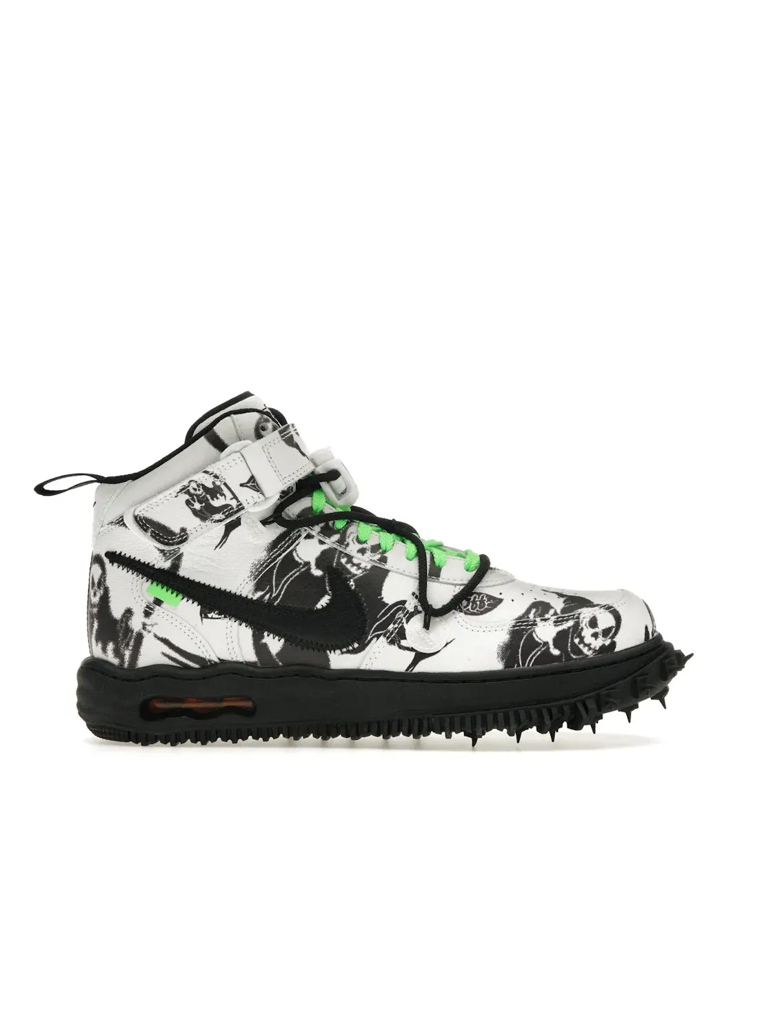 Мужские кроссовки с принтом Nike Air Force 1 Mid SP Off-White Grim Reaper Nike — изображение 1 из 4