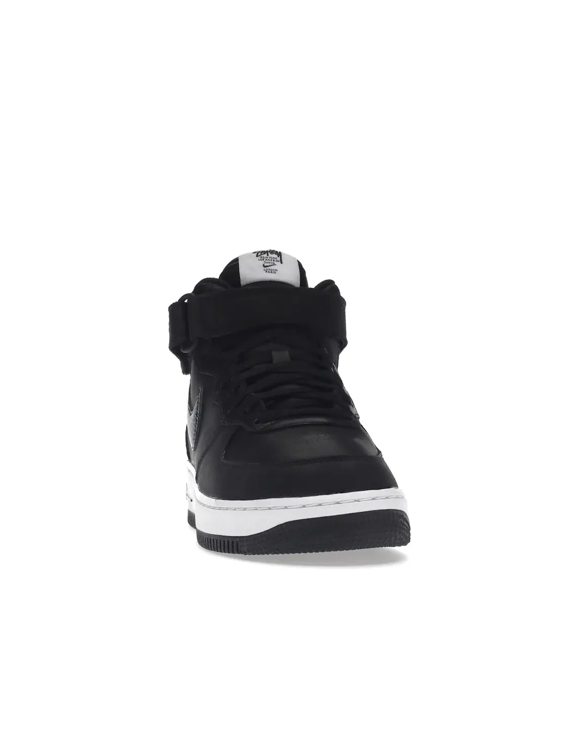 Мужские кроссовки Lifestyle Nike Air Force 1 Mid Stüssy — изображение 2 из 4, черный/черный/белый