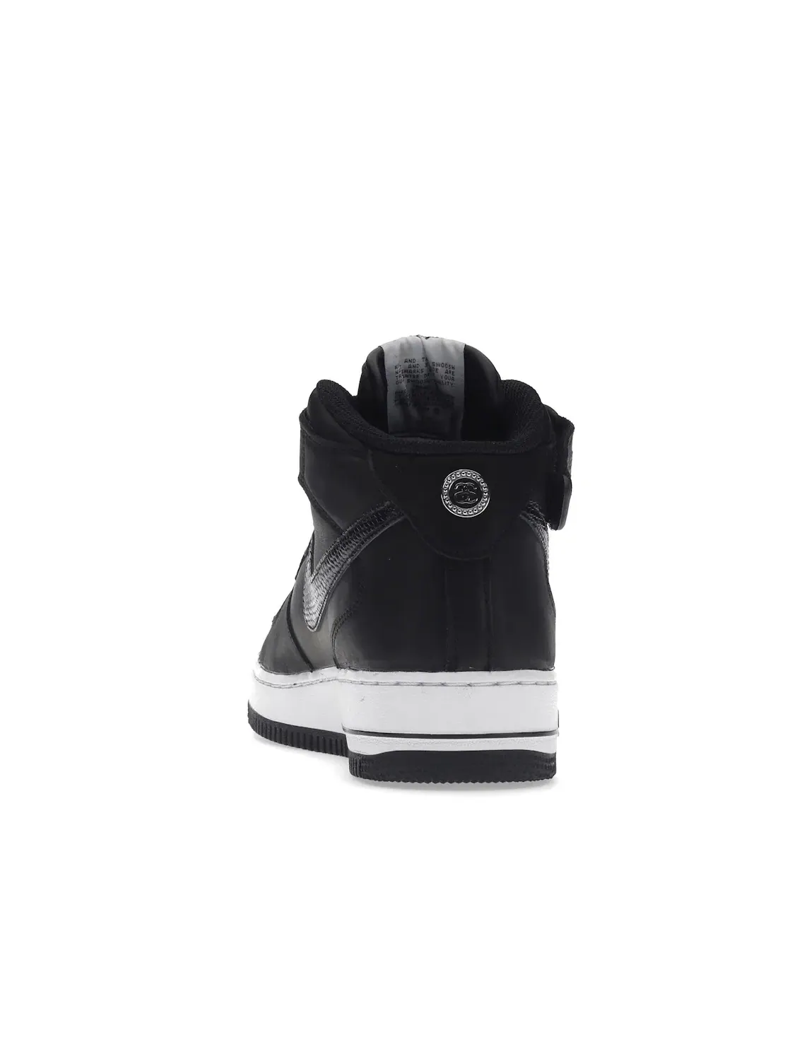 Мужские кроссовки Lifestyle Nike Air Force 1 Mid Stüssy — изображение 4 из 4, черный/черный/белый