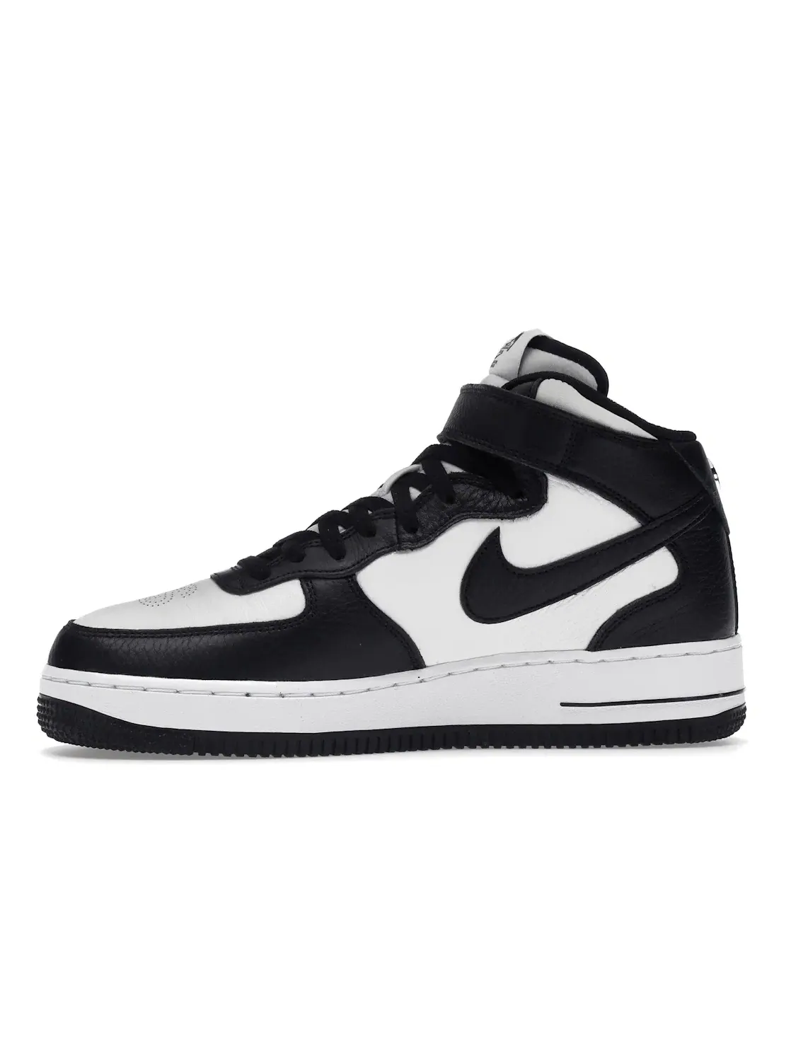 Мужские кроссовки с кожаным верхом Nike Air Force 1 Mid — изображение 3 из 4, серый/черный/белый