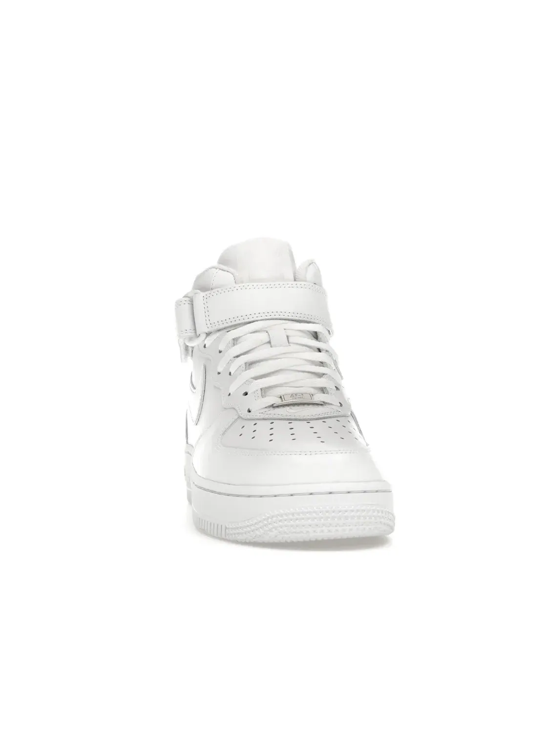 Мужские кроссовки с липучками Nike Air Force 1 Mid Supreme — изображение 2 из 4, белый/белый-белый