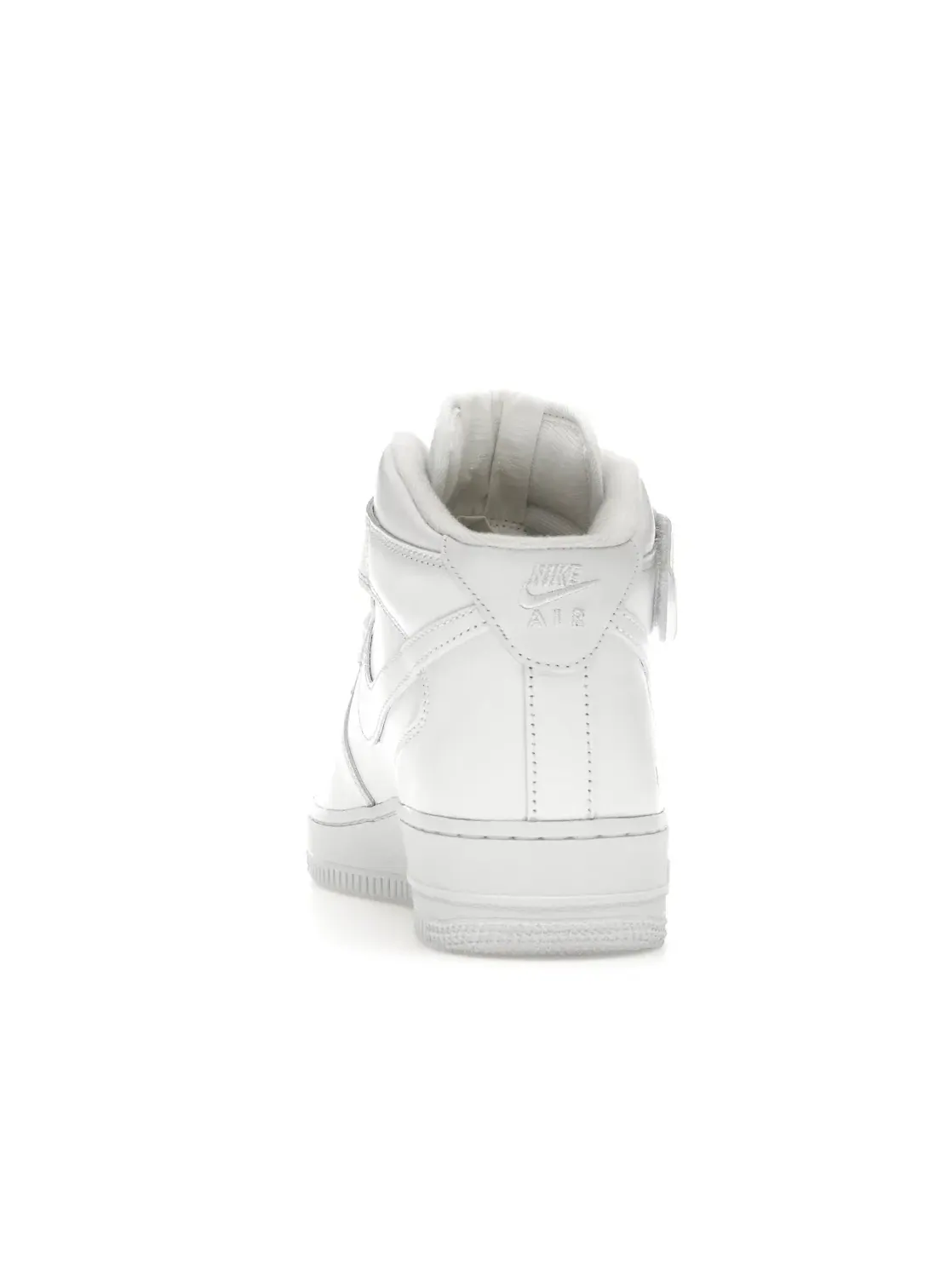 Мужские кроссовки с липучками Nike Air Force 1 Mid Supreme — изображение 4 из 4, белый/белый-белый