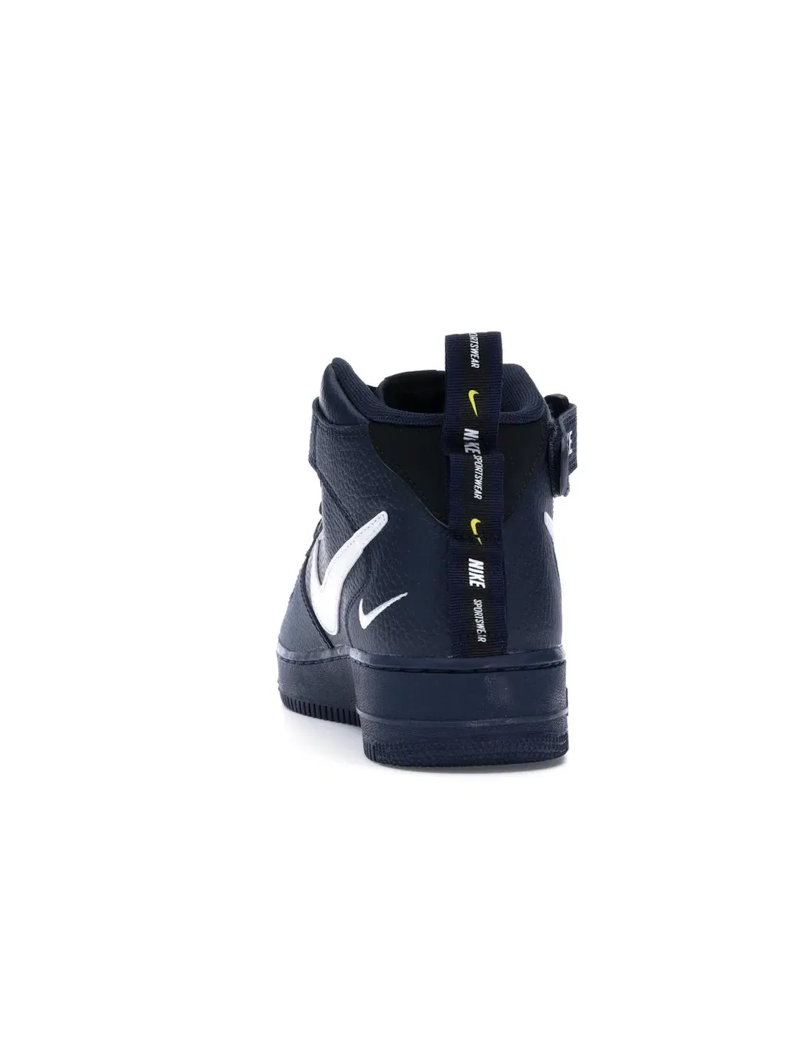Мужские кроссовки Lifestyle Nike Air Force 1 Mid Utility — изображение 4 из 4, белый-черный-желтый