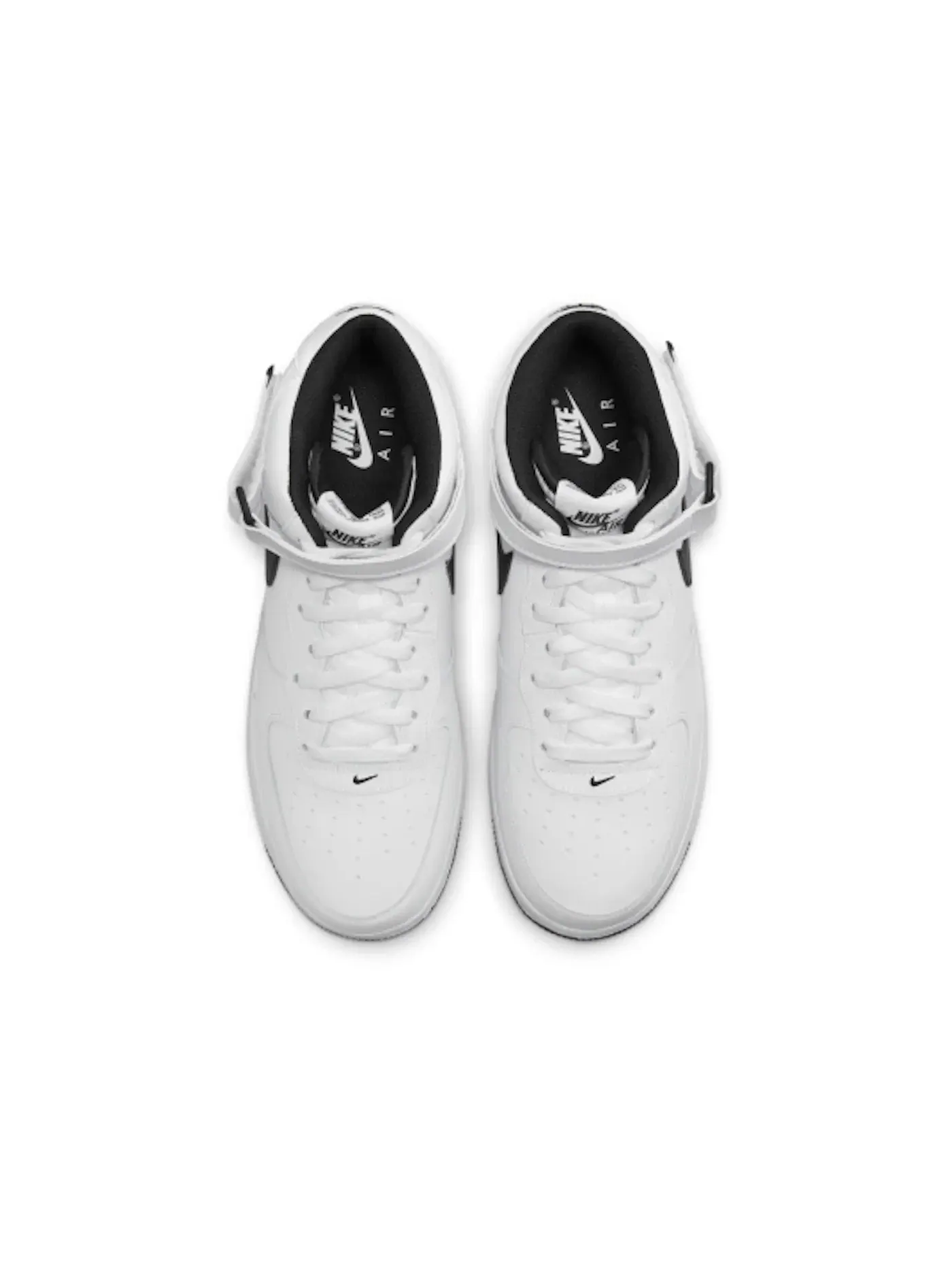 Мужские кроссовки Lifestyle Nike Air Force 1 Mid — изображение 3 из 4, белый/черный