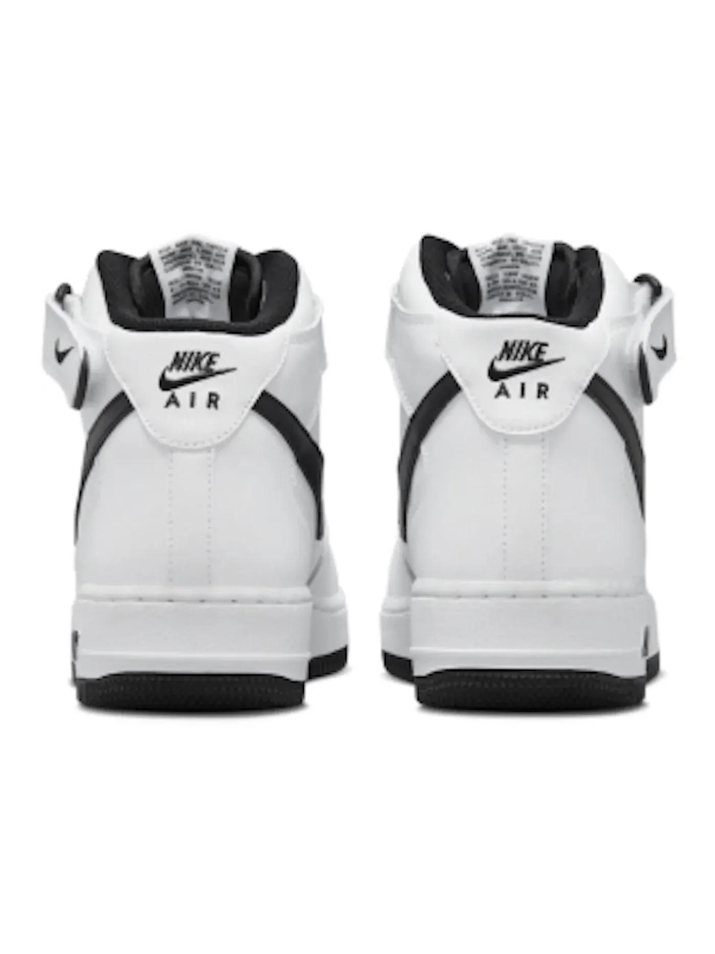 Мужские кроссовки Lifestyle Nike Air Force 1 Mid — изображение 4 из 4, белый/черный