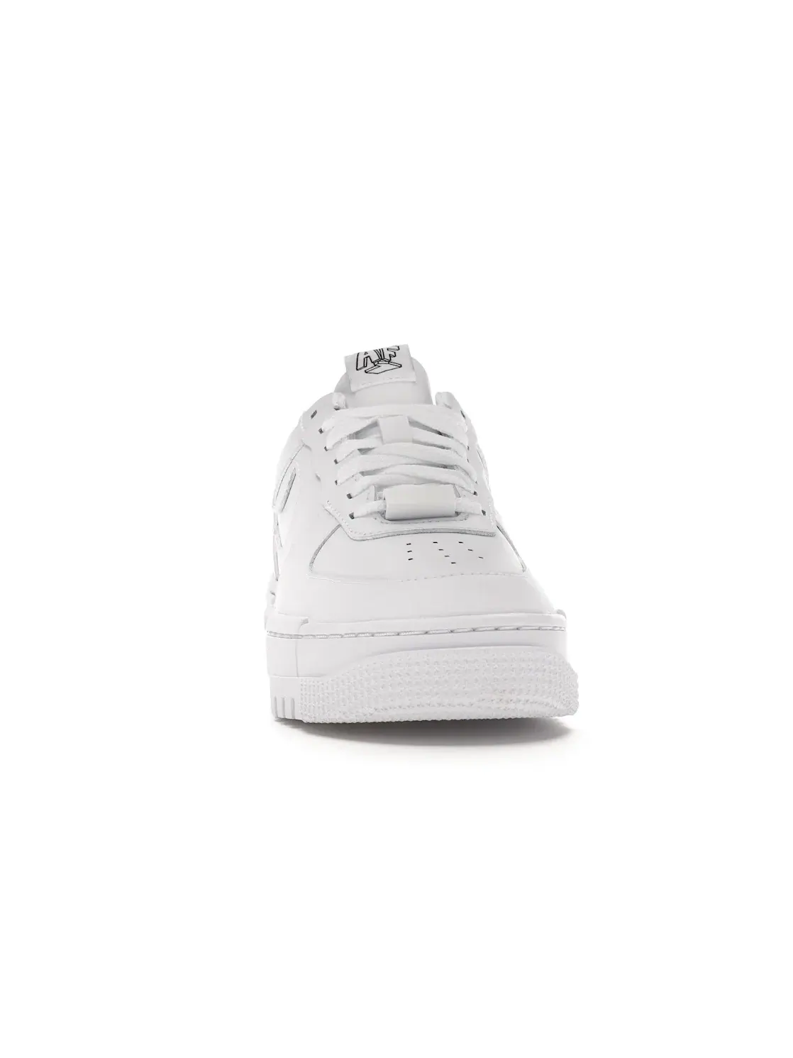 Женские кроссовки с перфорированным логотипом Nike Air Force 1 Low Pixel Nike — изображение 2 из 4, белый/белый-белый