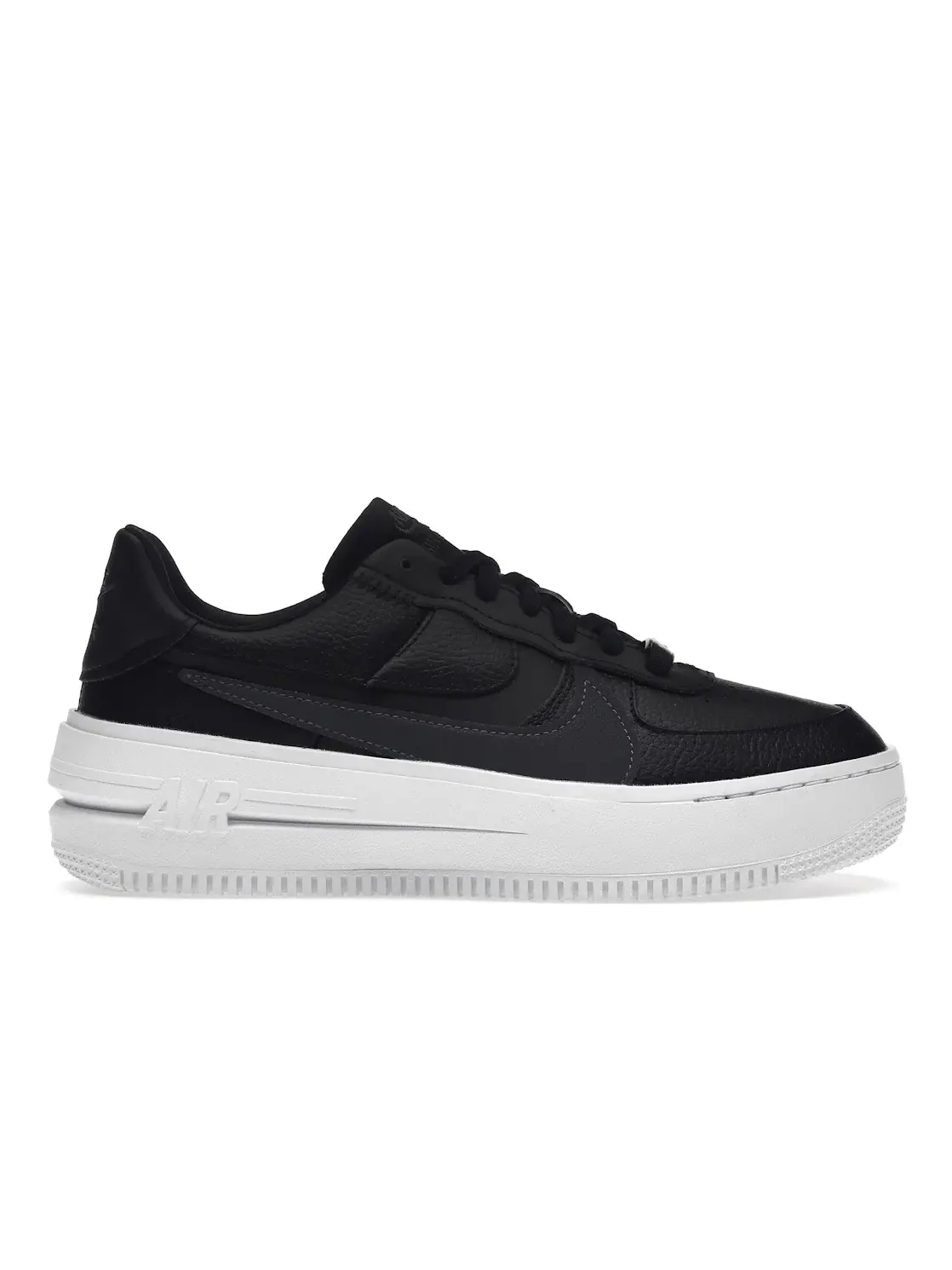 Женские кроссовки с платформой Nike Air Force 1 PLT.AF.ORM Nike — изображение 1 из 4, черный/белый/черный