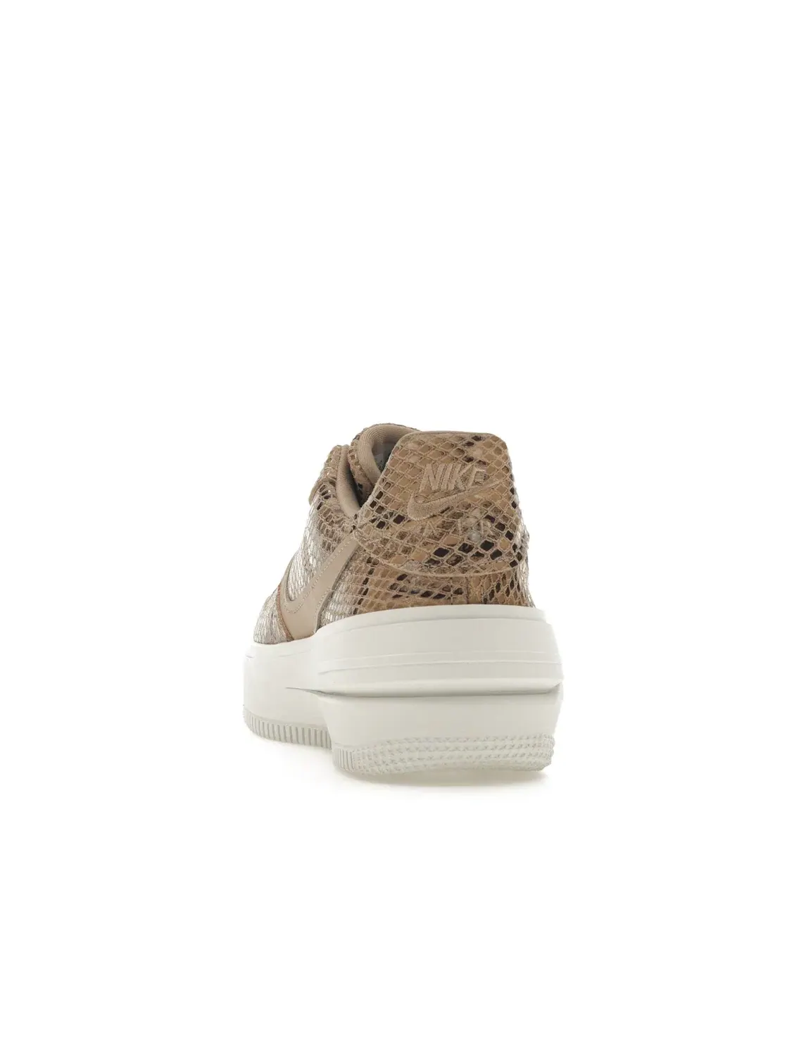 Женские кроссовки с принтом под змеиную кожу Nike Air Force 1 PLT.AF.ORM — изображение 4 из 4, коричневый
