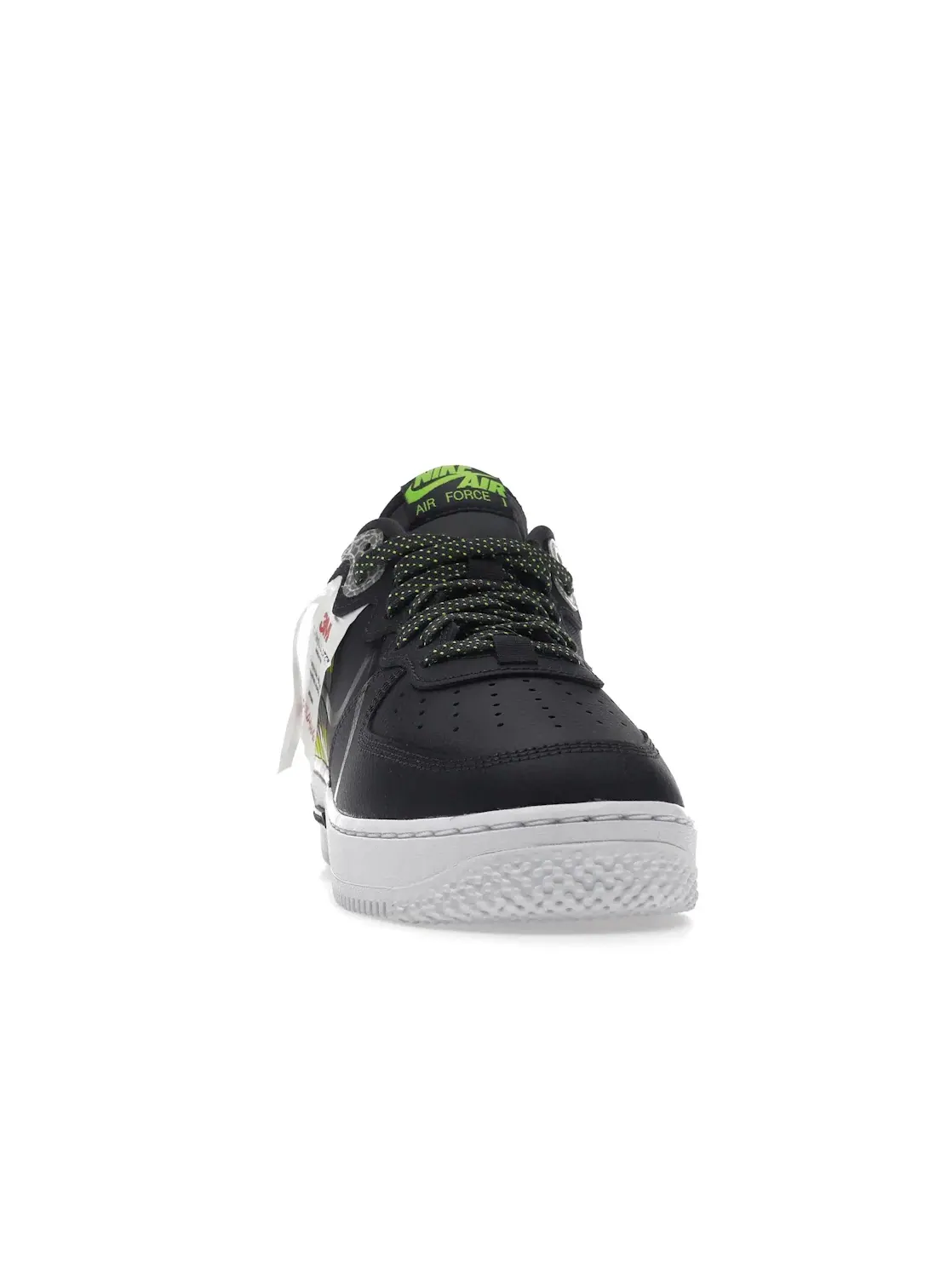 Мужские кроссовки Lifestyle с длинным язычком Nike Air Force 1 React — изображение 2 из 4, черный--красный