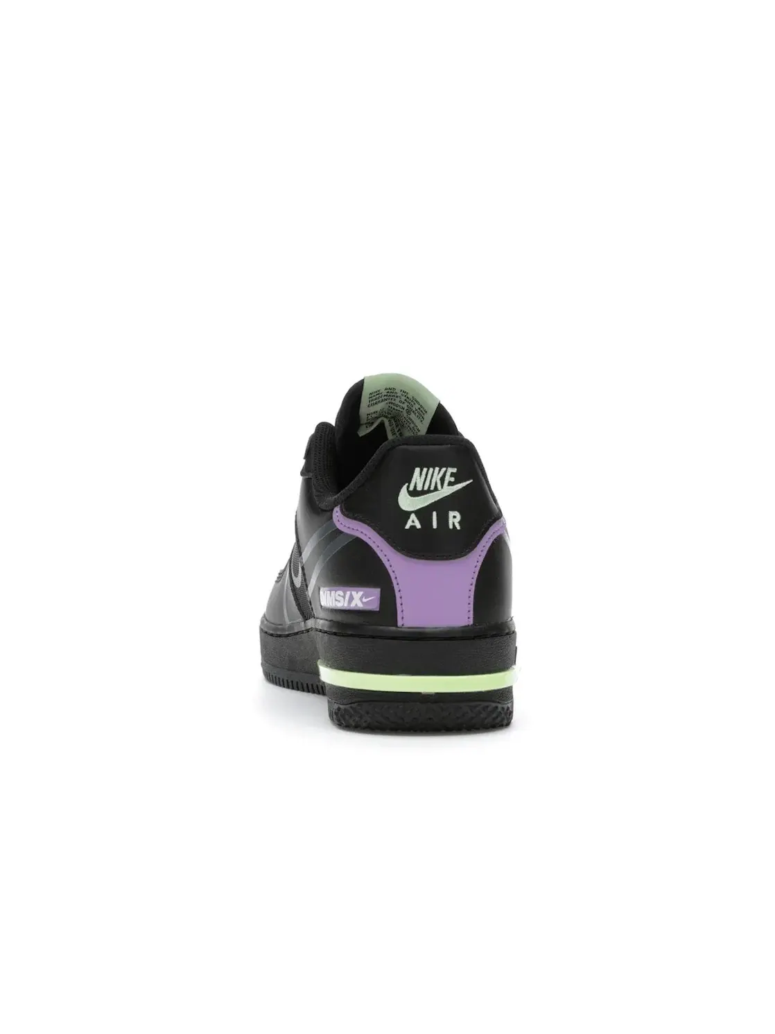 Мужские кроссовки Lifestyle с пеной React Nike Air Force 1 React — изображение 4 из 4, черный/-фиолетовый