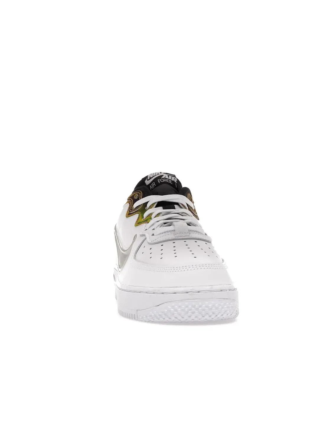 Мужские кроссовки с длинным шнурком Nike Air Force 1 React LV8 Nike — изображение 2 из 4, белый/черный/мульти