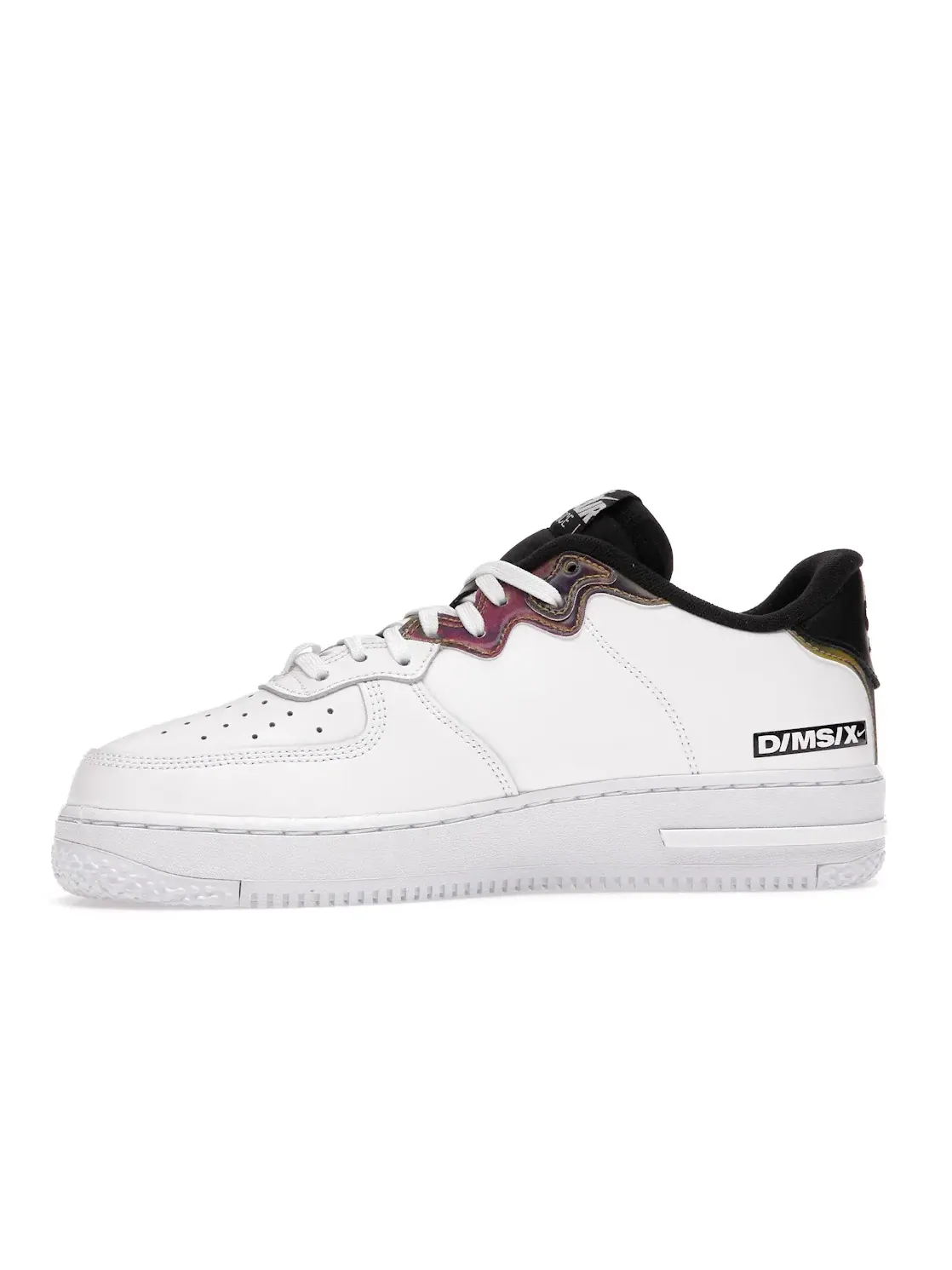 Мужские кроссовки с длинным шнурком Nike Air Force 1 React LV8 Nike — изображение 3 из 4, белый/черный/мульти
