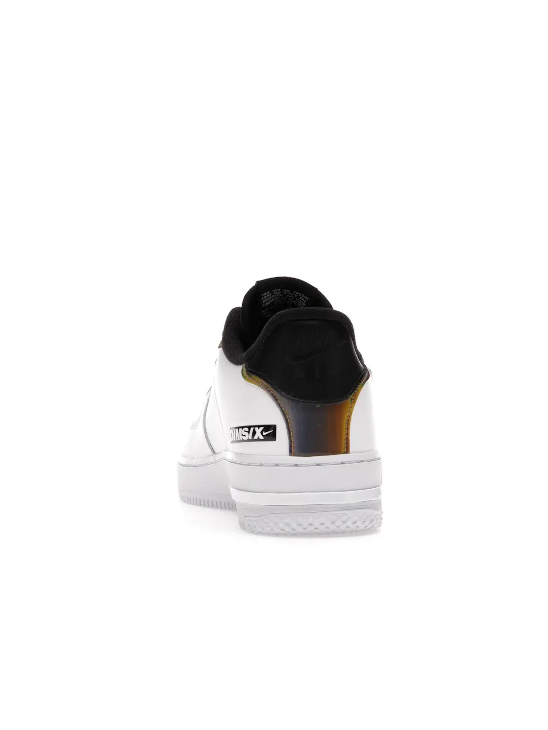 Мужские кроссовки с длинным шнурком Nike Air Force 1 React LV8 Nike — изображение 4 из 4, белый/черный/мульти