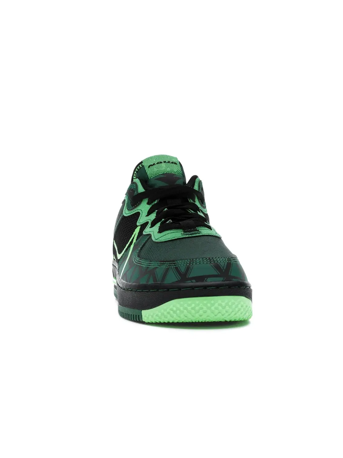 Мужские кроссовки Lifestyle с React пеной Nike Air Force 1 React — изображение 2 из 4, черный/зеленый-зеленый