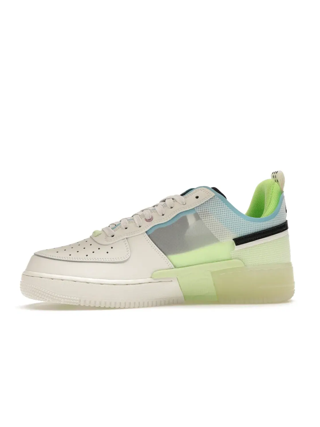 Мужские кроссовки Lifestyle с принтом Nike Air Force 1 React — изображение 3 из 4, зеленый/черный
