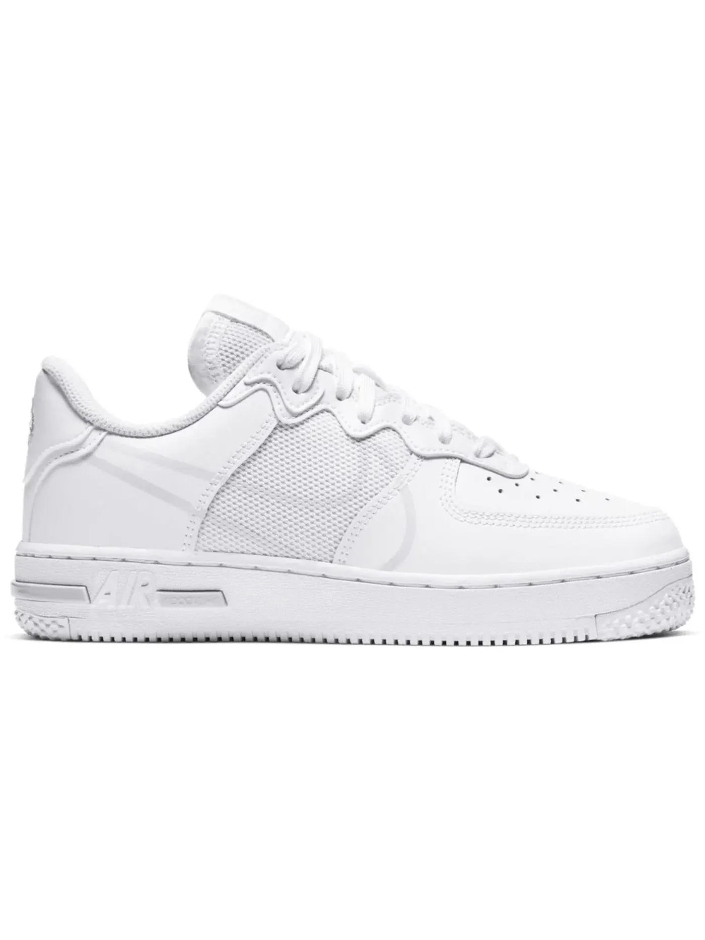 Детские кроссовки Lifestyle с технологией React Nike Air Force 1 Low React SU — изображение 1 из 1, белый/платиновый