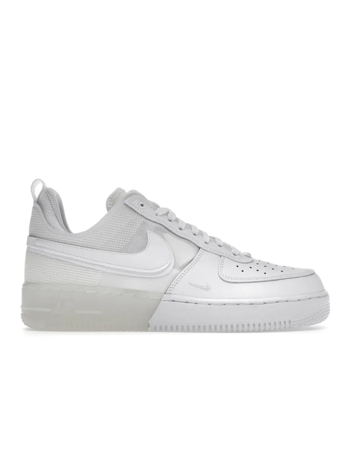 Мужские кроссовки для повседневной носки Nike Air Force 1 React — изображение 1 из 4, белый/белый/белый