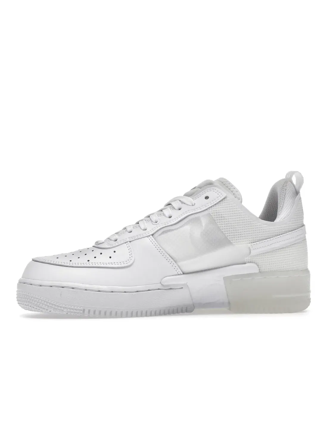 Мужские кроссовки для повседневной носки Nike Air Force 1 React — изображение 3 из 4, белый/белый/белый