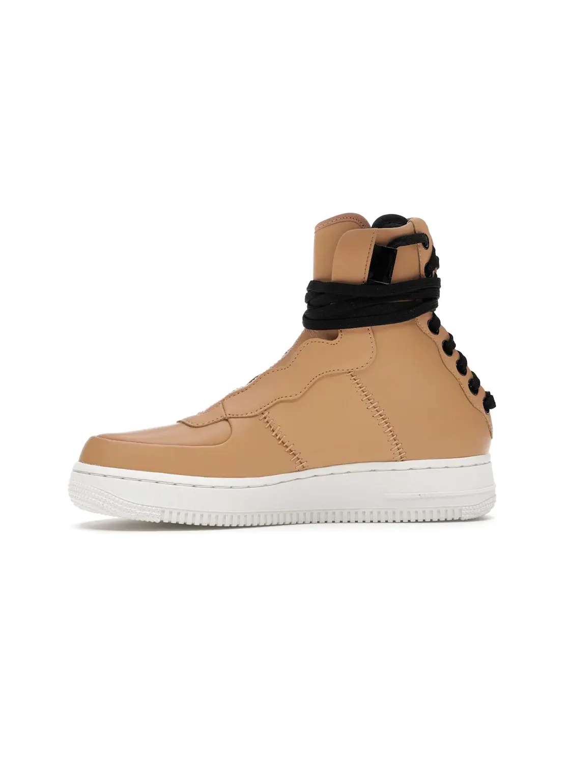 Женские ботинки с высокой посадкой Nike Air Force 1 Rebel XX — изображение 3 из 4, черный-белый-черный