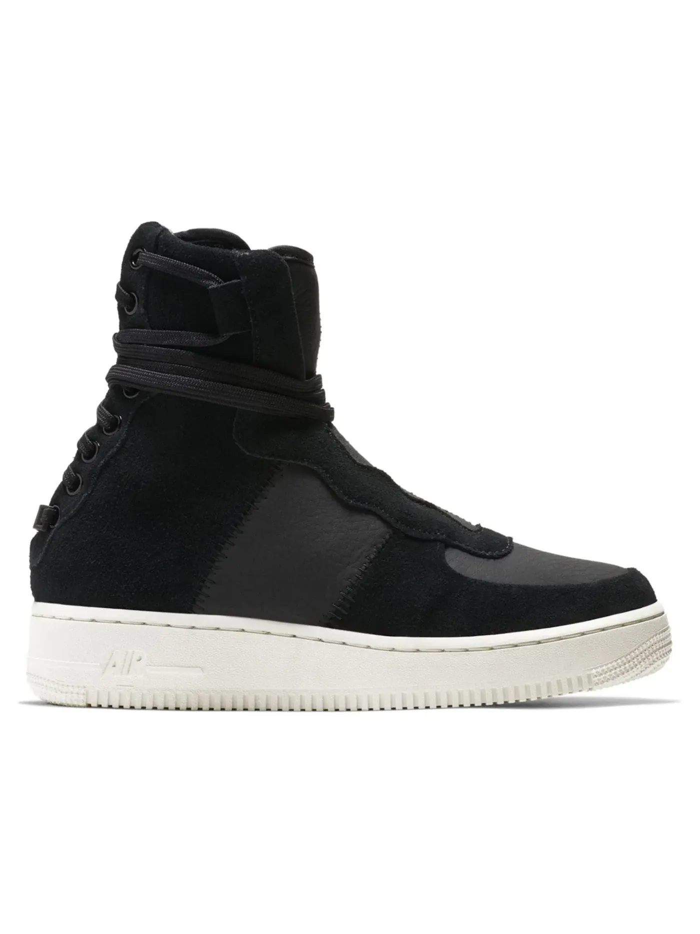 Женские ботинки с кроссовочным дизайном Nike Air Force 1 Rebel XX PRM — изображение 1 из 1, черный/черный
