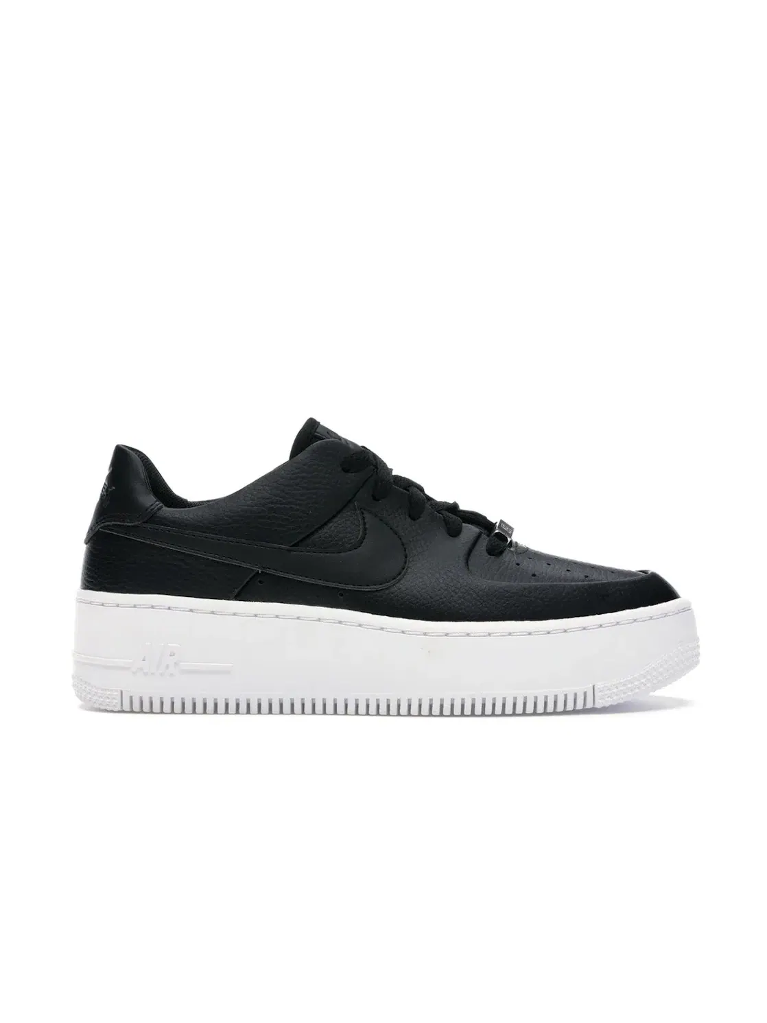 Женские кроссовки Nike Air Force 1 Sage Low — изображение 1 из 4, черный/черный-белый