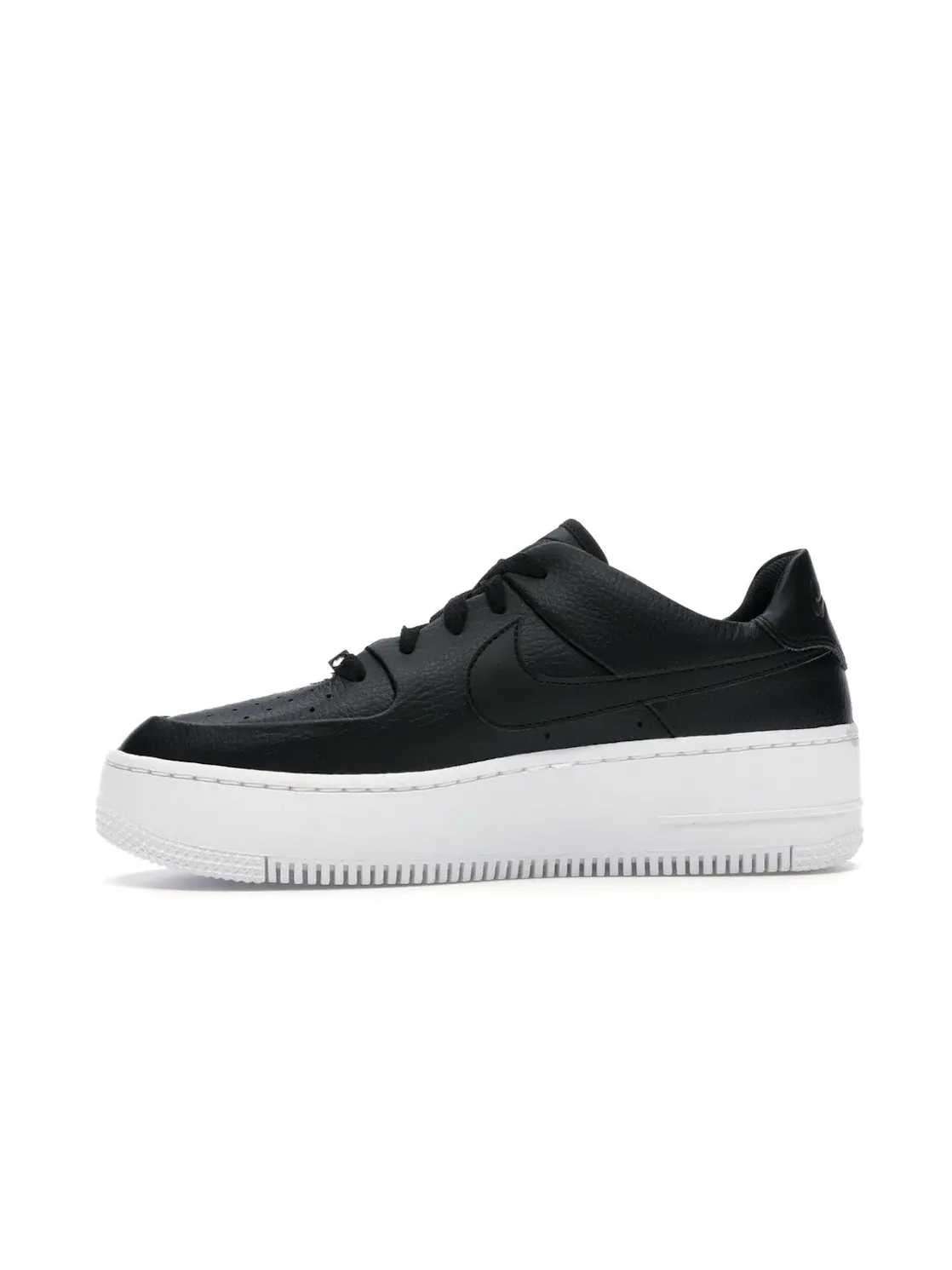 Женские кроссовки Nike Air Force 1 Sage Low — изображение 3 из 4, черный/черный-белый