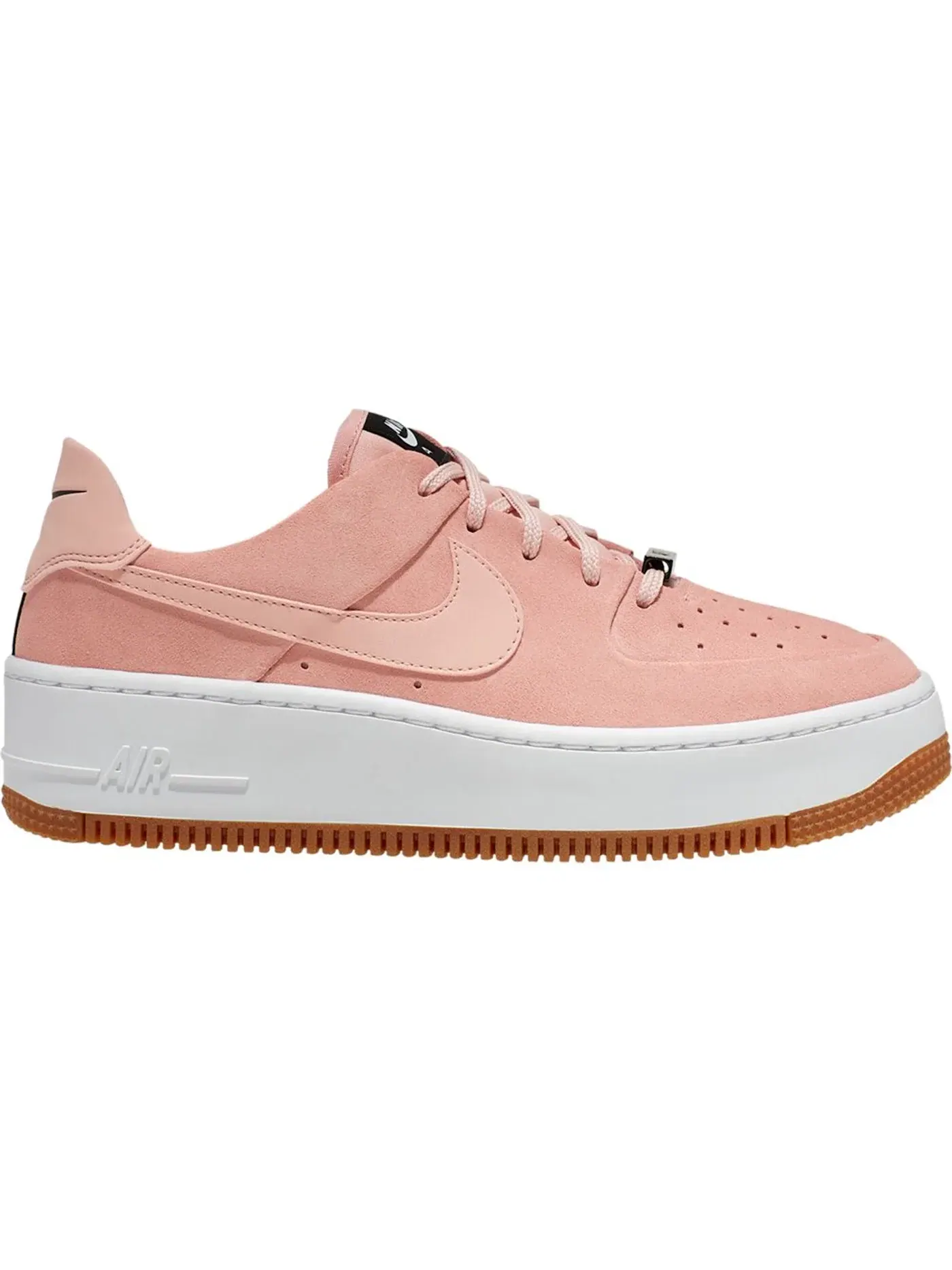 Женские кроссовки Lifestyle Nike Air Force 1 Sage Low — изображение 1 из 1, черный-белый