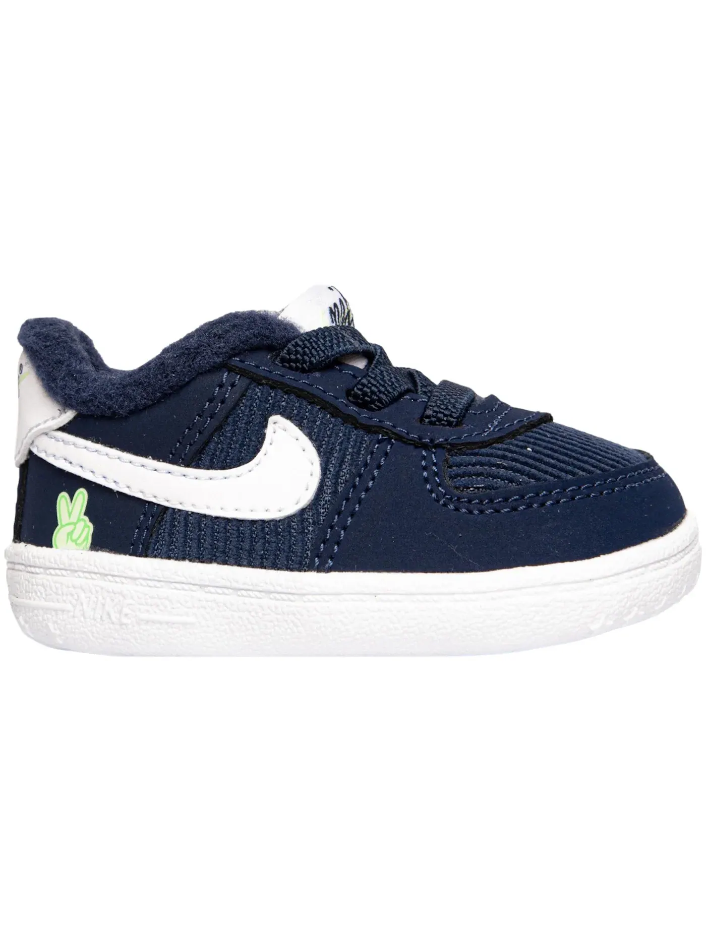 Детские кроссовки Lifestyle Nike Air Force 1 SE Crib — изображение 1 из 1, темно-синий//белый