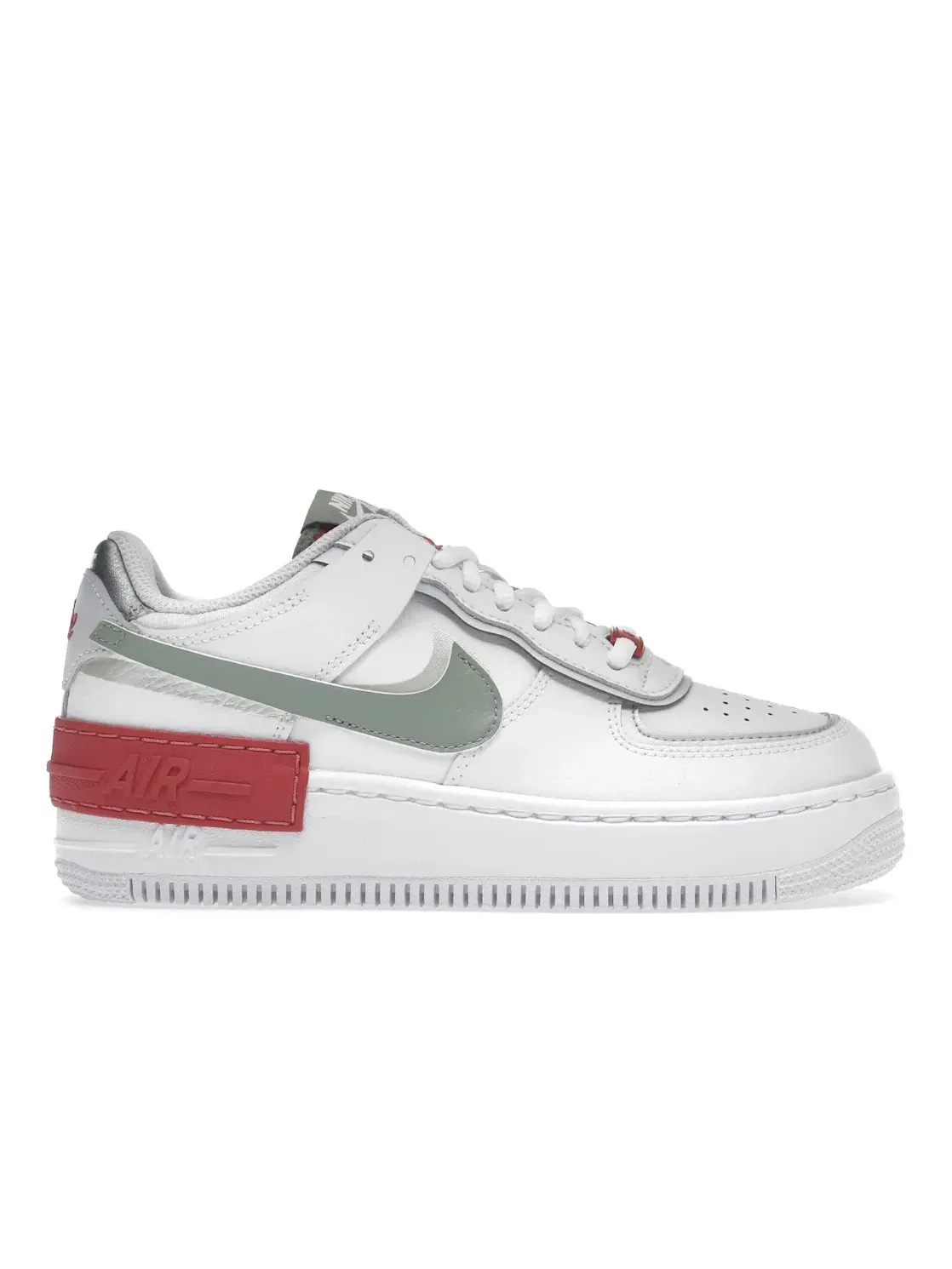 Женские кроссовки с многослойным дизайном Nike Air Force 1 Shadow — изображение 1 из 4, белый/--розовый