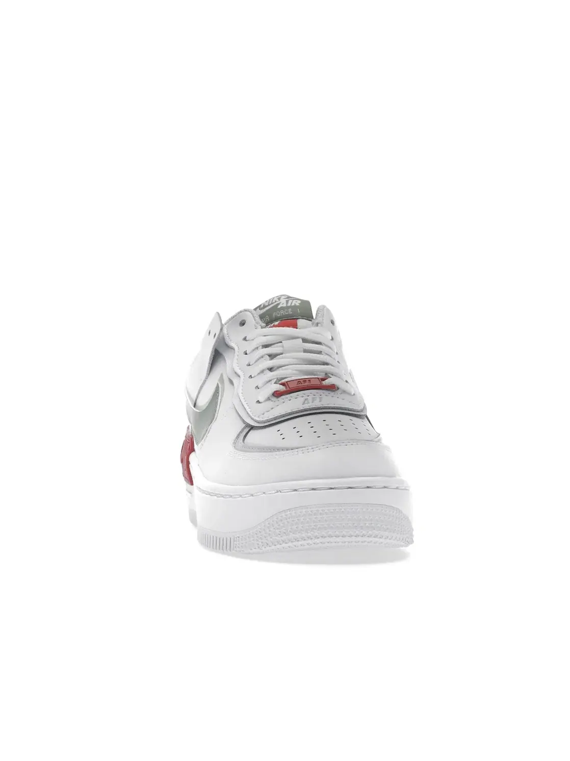 Женские кроссовки с многослойным дизайном Nike Air Force 1 Shadow — изображение 2 из 4, белый/--розовый