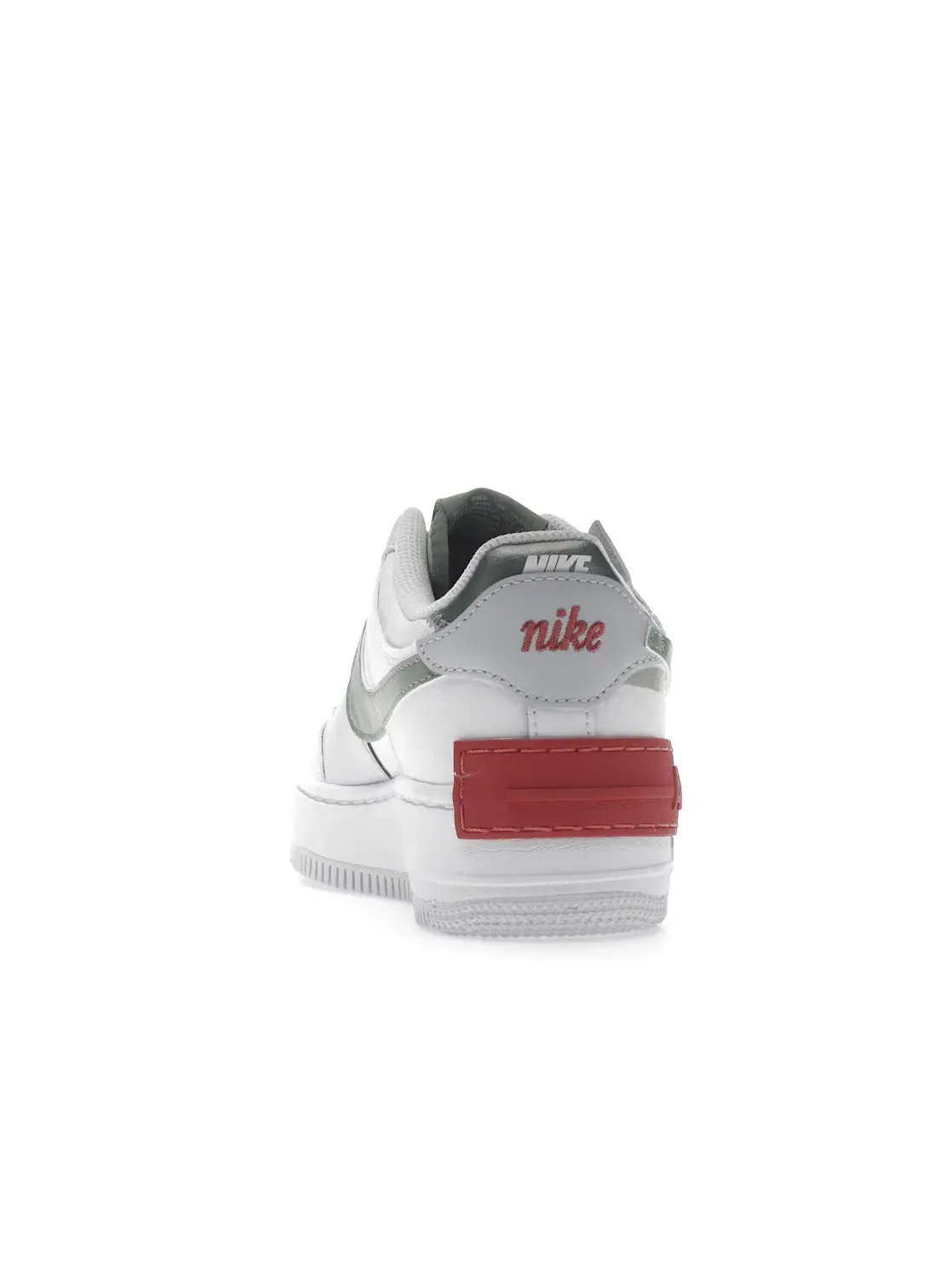 Женские кроссовки с многослойным дизайном Nike Air Force 1 Shadow — изображение 4 из 4, белый/--розовый