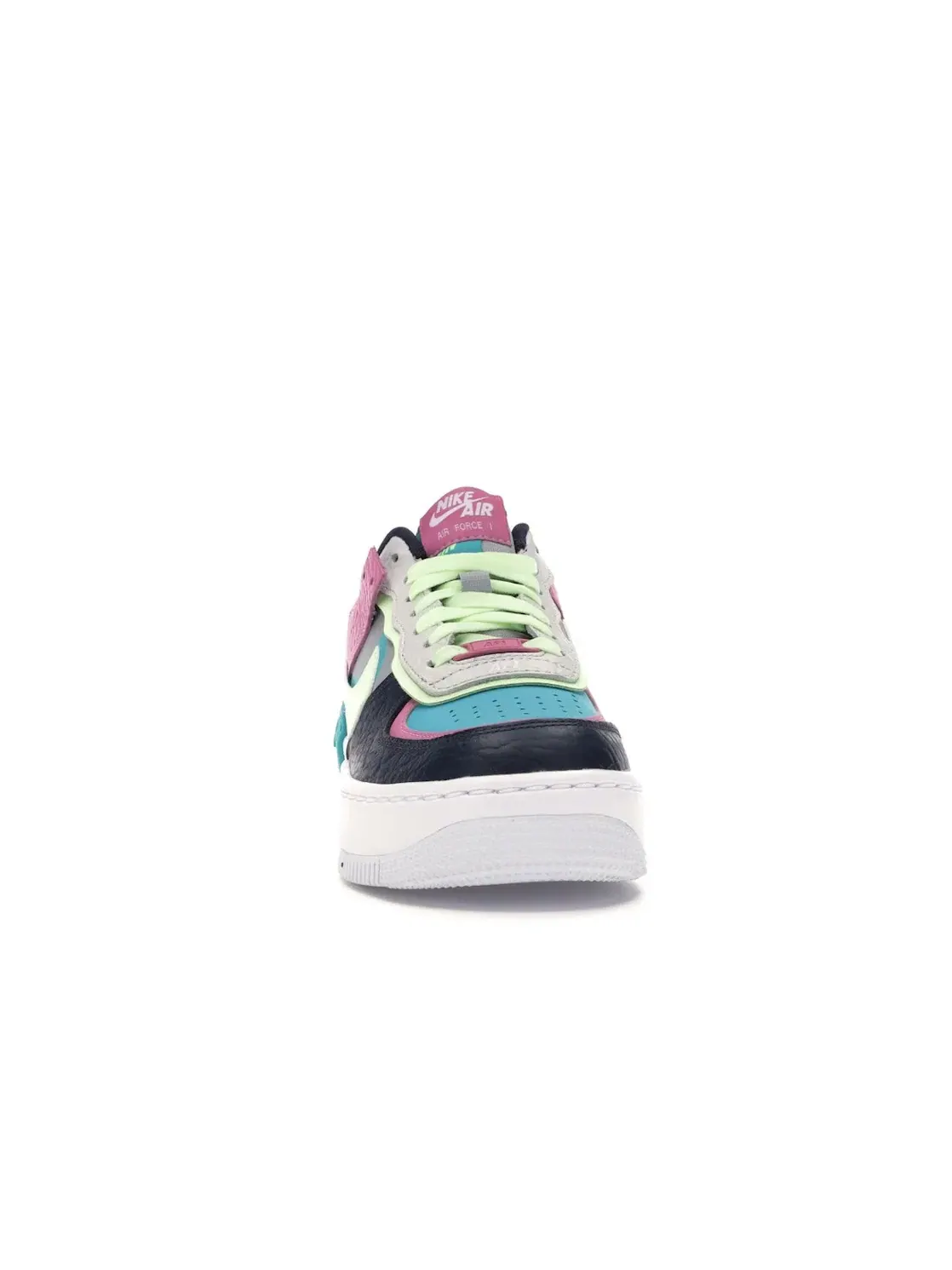Женские кроссовки Lifestyle Nike Air Force 1 Low Shadow — изображение 2 из 4, светлый серый/-голубой