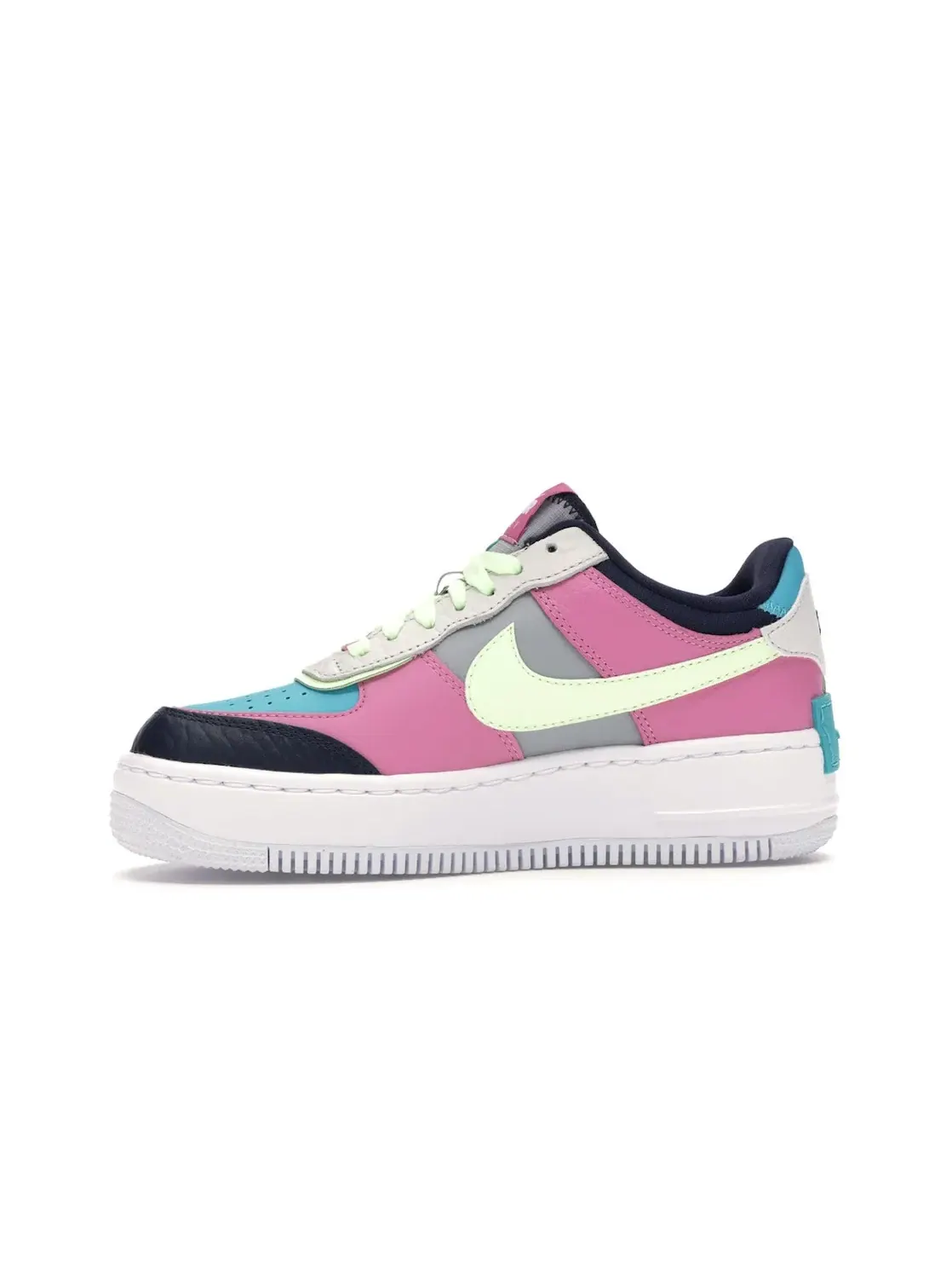 Женские кроссовки Lifestyle Nike Air Force 1 Low Shadow — изображение 3 из 4, светлый серый/-голубой