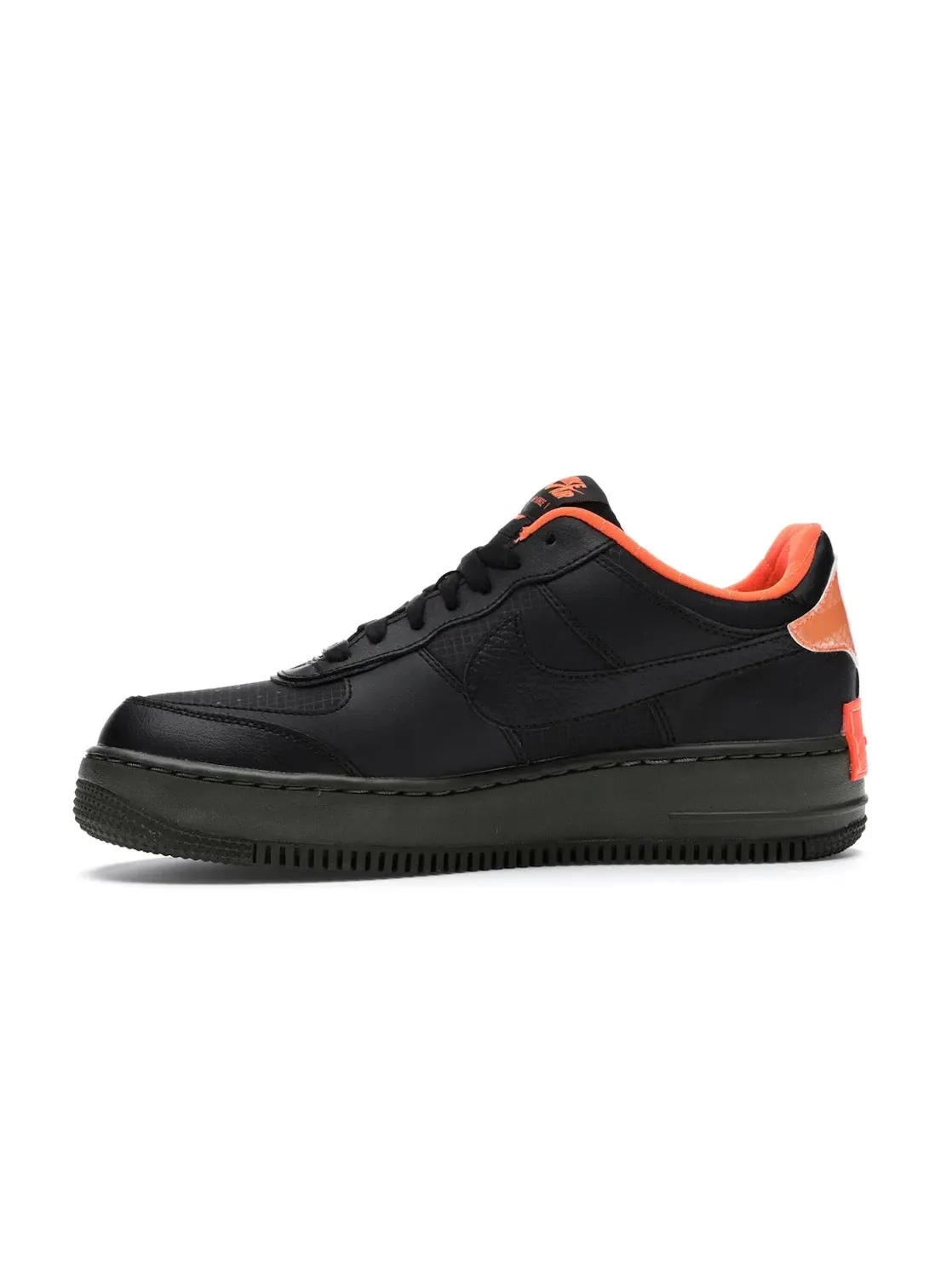 Женские кроссовки lifestyle с принтом Nike Air Force 1 Low Shadow — изображение 3 из 4, черный/-хаки