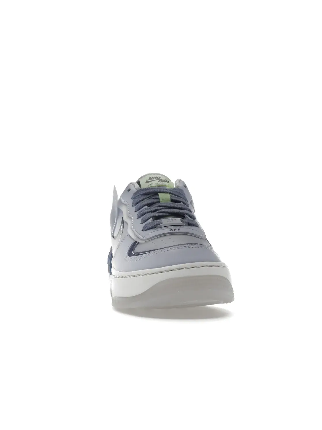 Женские кроссовки с удвоенным дизайном Nike Air Force 1 Low Shadow Nike — изображение 2 из 4, белый-индиго