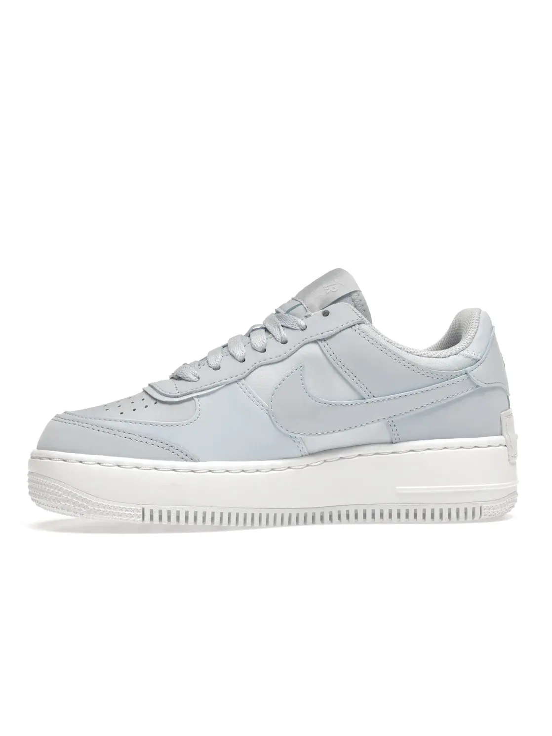 Женские кроссовки с двойным дизайном Nike Air Force 1 Low Shadow Nike — изображение 3 из 4, синий/белый-синий