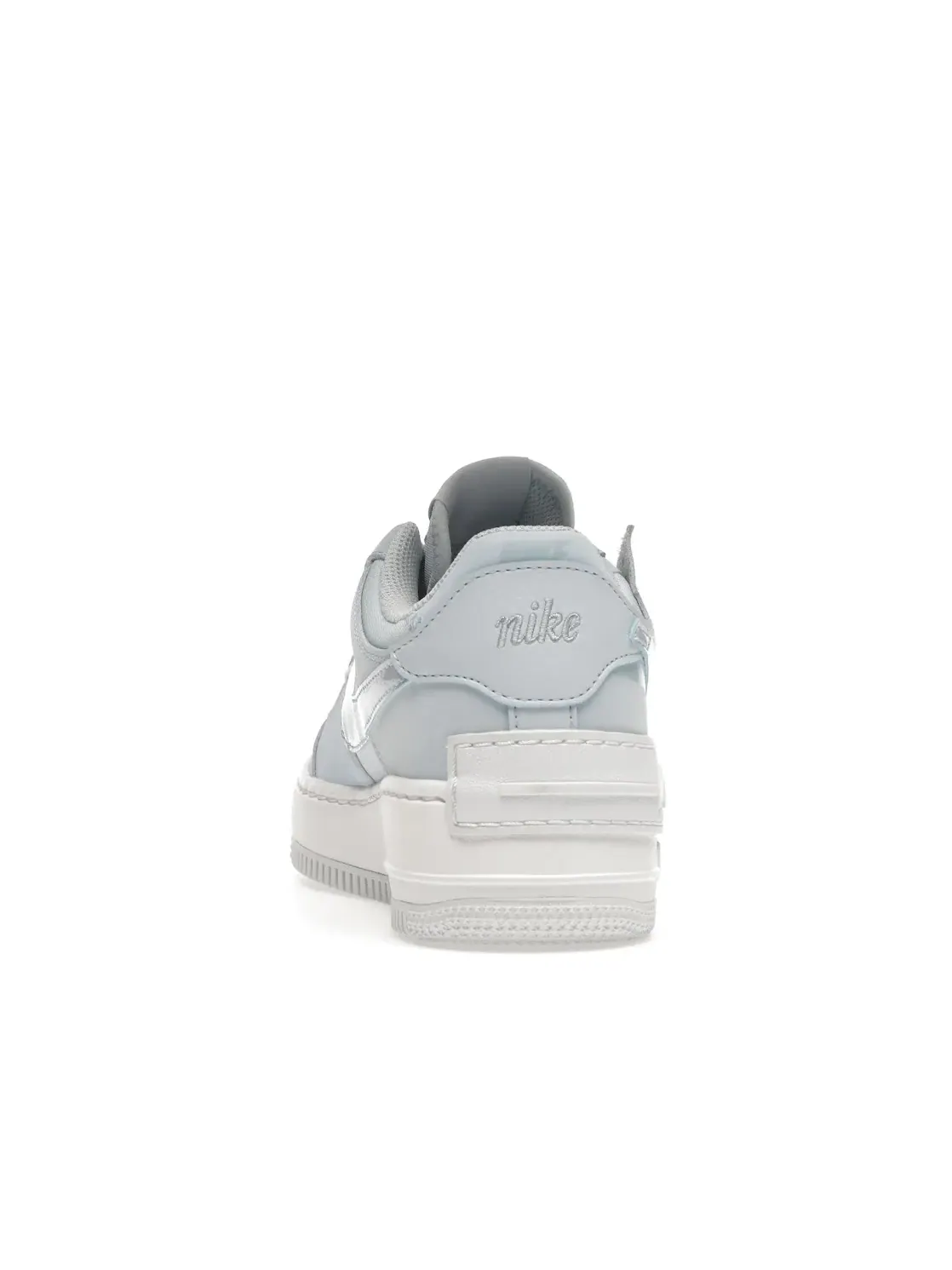 Женские кроссовки с двойным дизайном Nike Air Force 1 Low Shadow Nike — изображение 4 из 4, синий/белый-синий