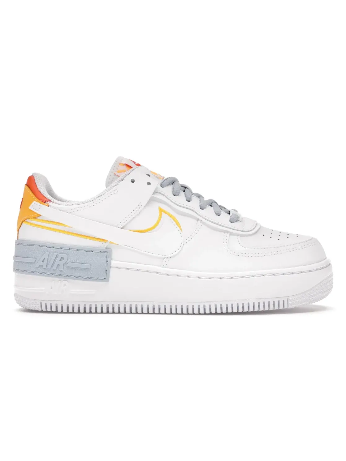 Женские кроссовки с контрастными деталями Nike Air Force 1 Low Shadow — изображение 1 из 4