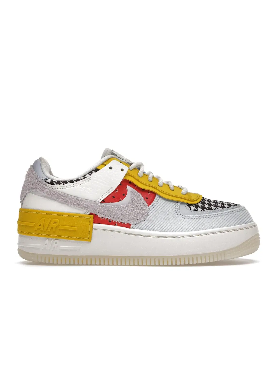 Женские кроссовки с принтом Nike Air Force 1 Low Shadow — изображение 1 из 4, синий/яркий