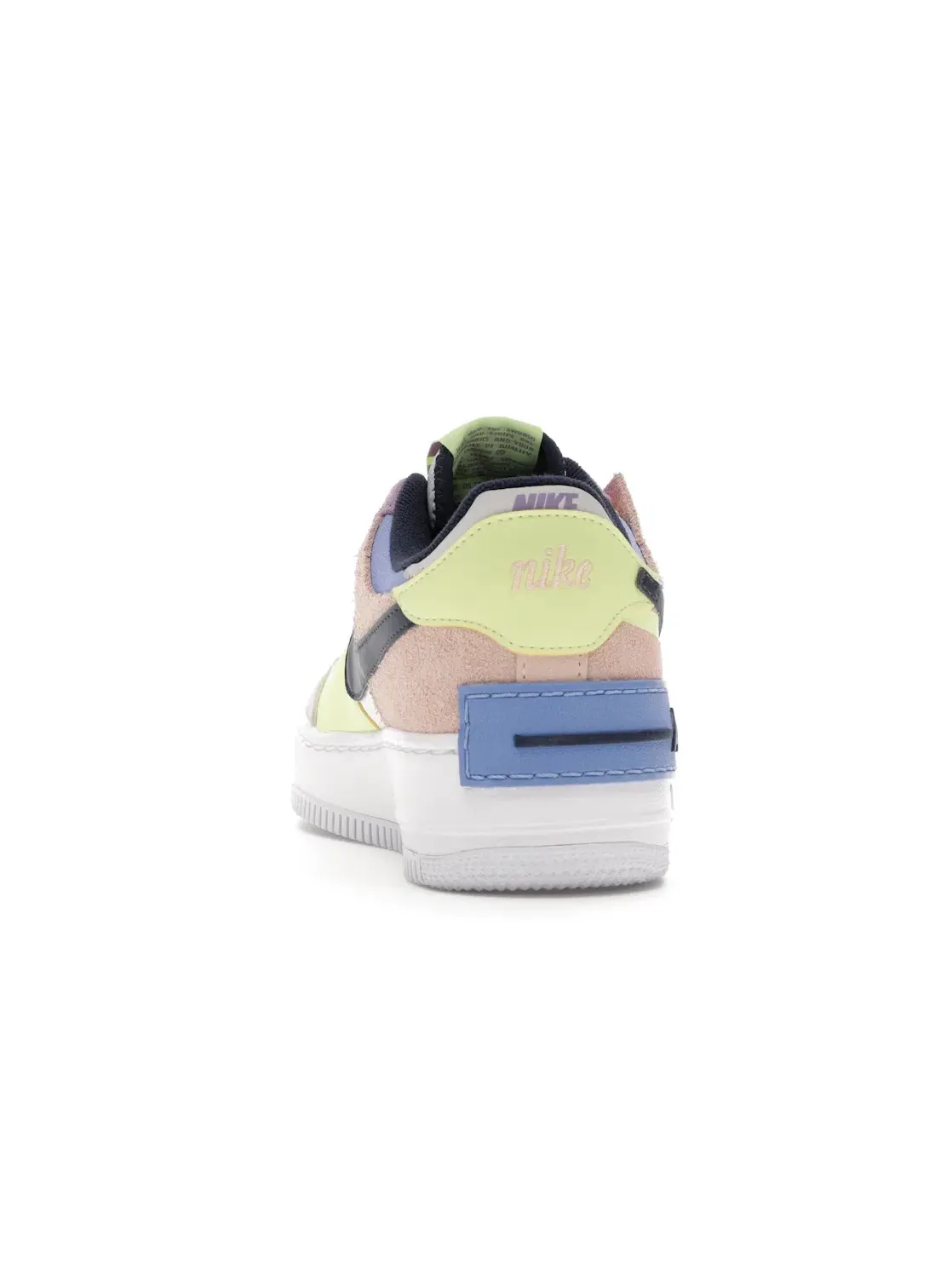 Женские кроссовки Lifestyle Nike Air Force 1 Low Shadow, Photon Dust/Barely Volt-Crimson Tint-Royal Pulse