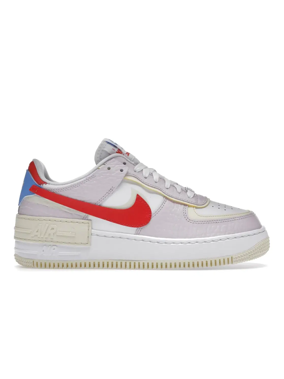 Женские кроссовки с принтом Nike Air Force 1 Low Shadow Nike — изображение 1 из 4, розовый//синий/красный