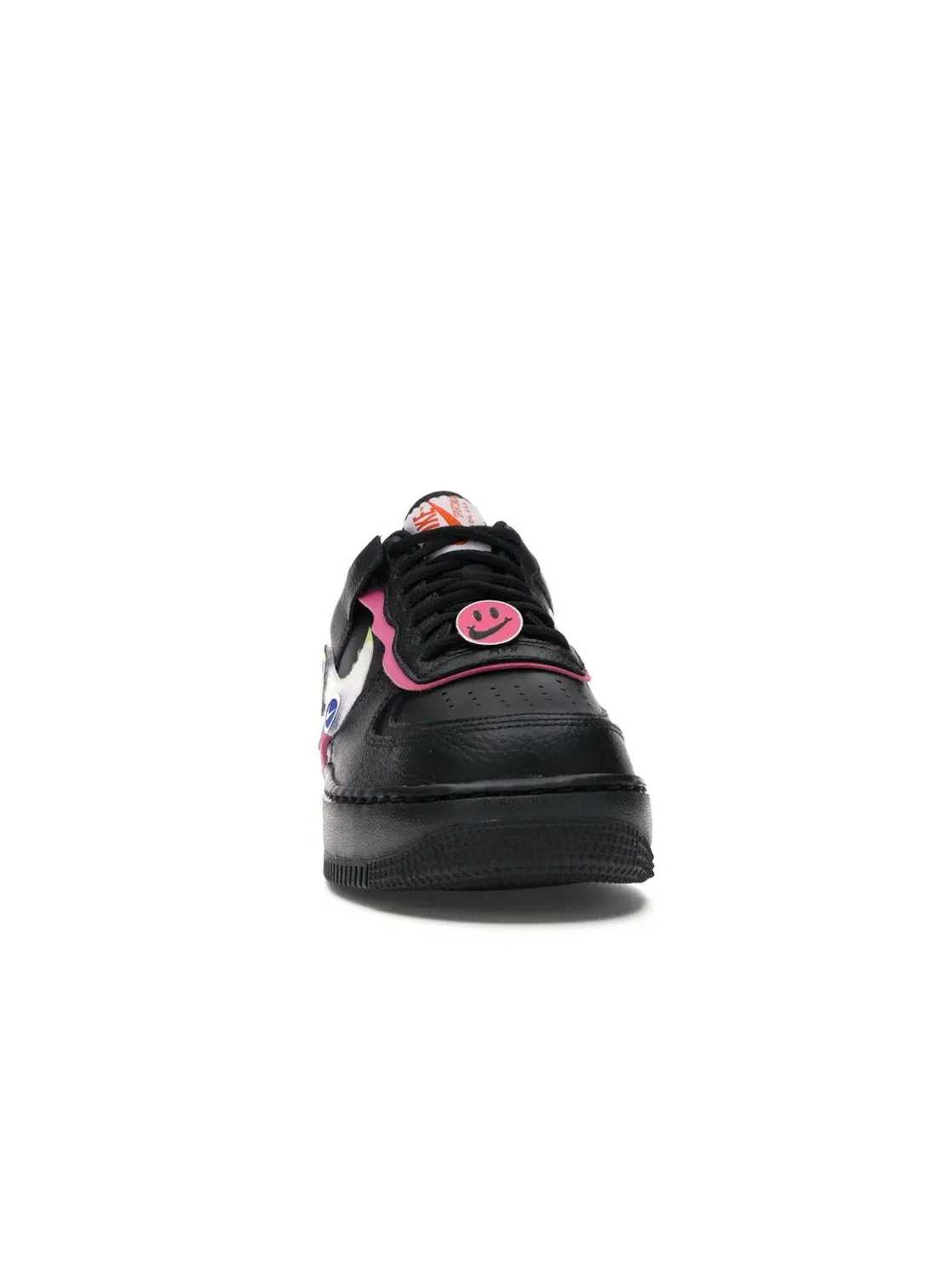 Женские кроссовки с нашивками Nike Air Force 1 Low Shadow — изображение 2 из 4, черный/--белый