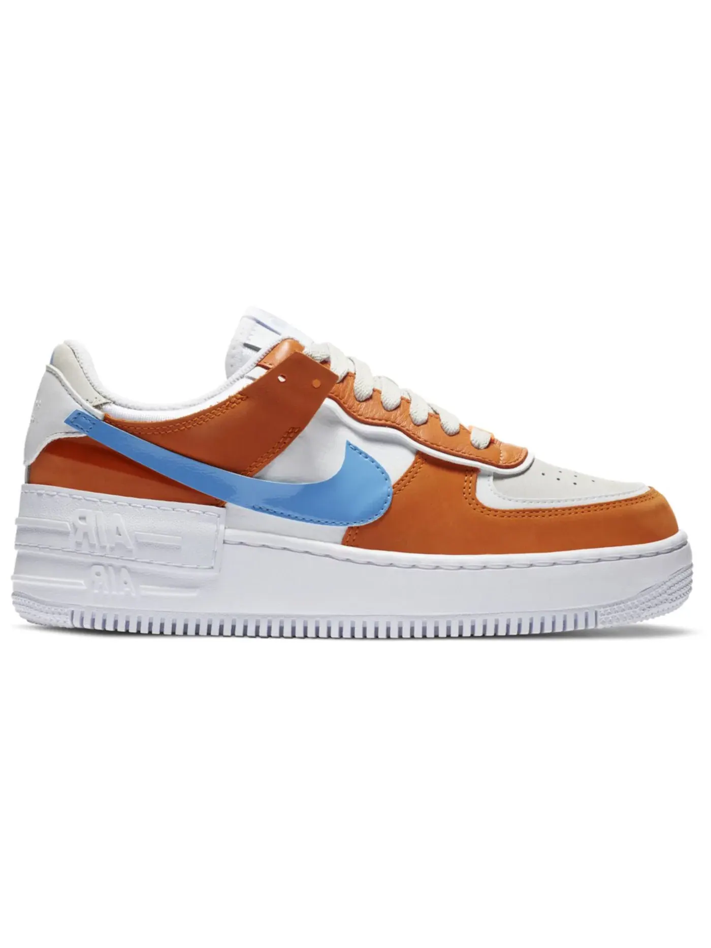 Женские кроссовки Lifestyle Nike Air Force 1 Low Shadow — изображение 1 из 1, синий белый